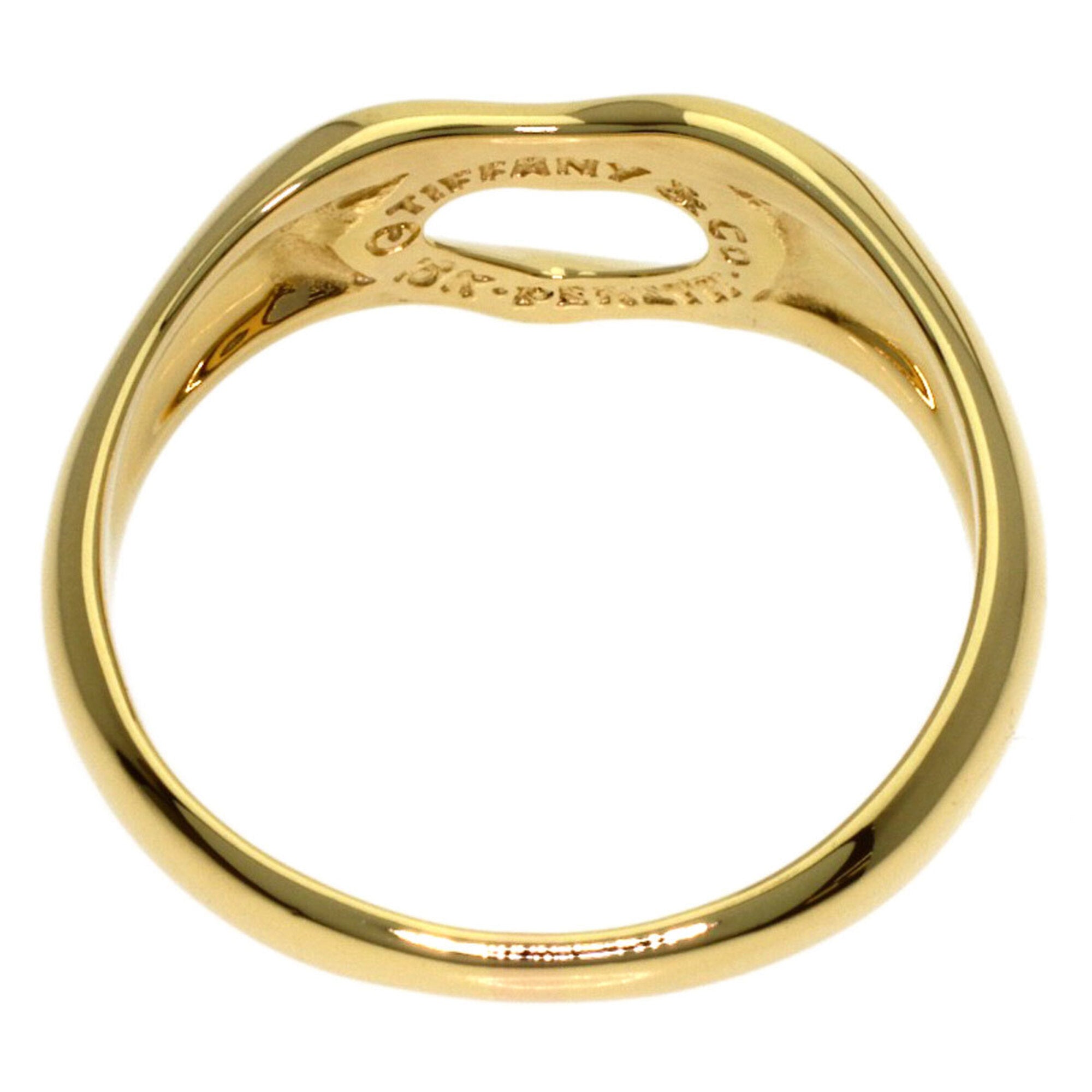 Tiffany Open Heart Yellow Band Ring (Pre-Owned)