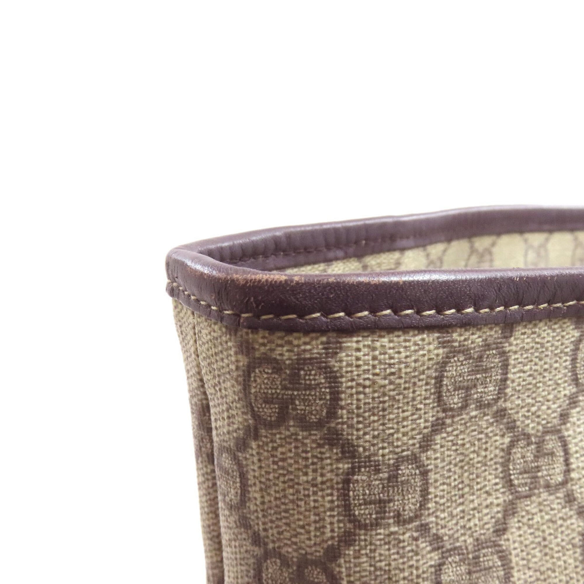Gucci Brown Pvc Tote Bag (Pre-Owned)