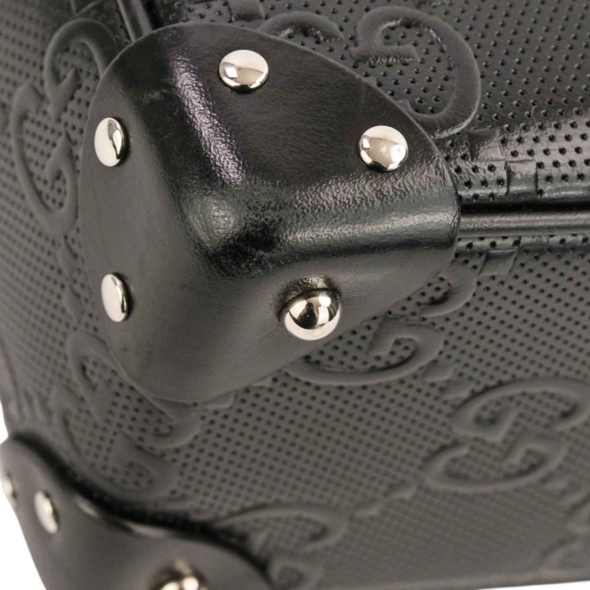 Gucci Black Leather Shoulder Bag (Pre-Owned)