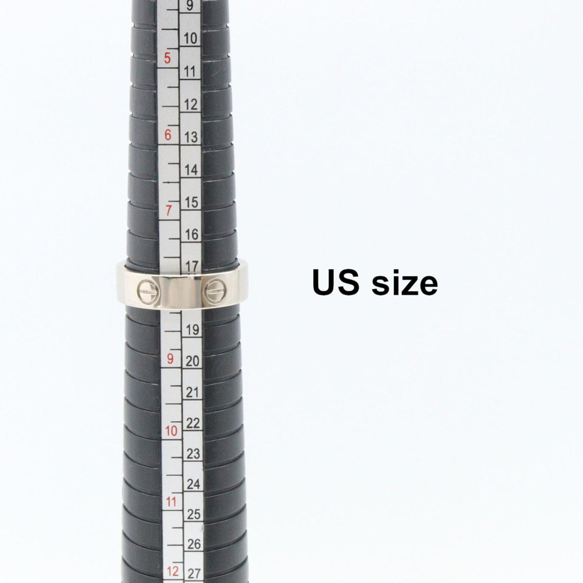 Cartier Silver White Gold (18K) Band Ring (Pre-Owned)