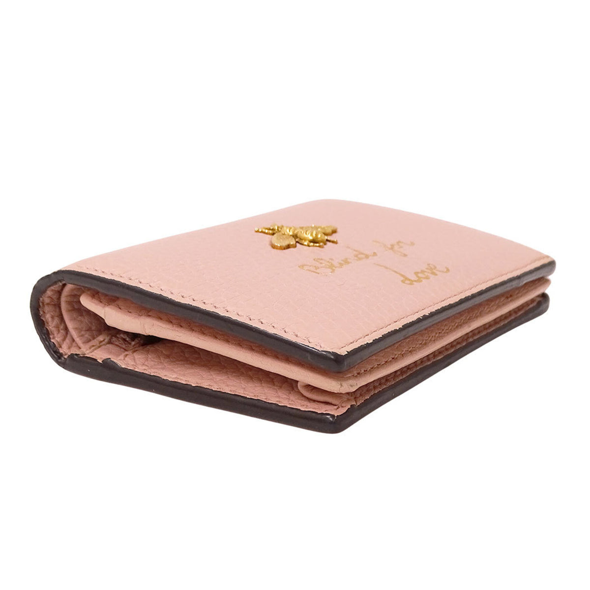 Gucci Pink Leather Wallet (Bi-Fold) (Pre-Owned)