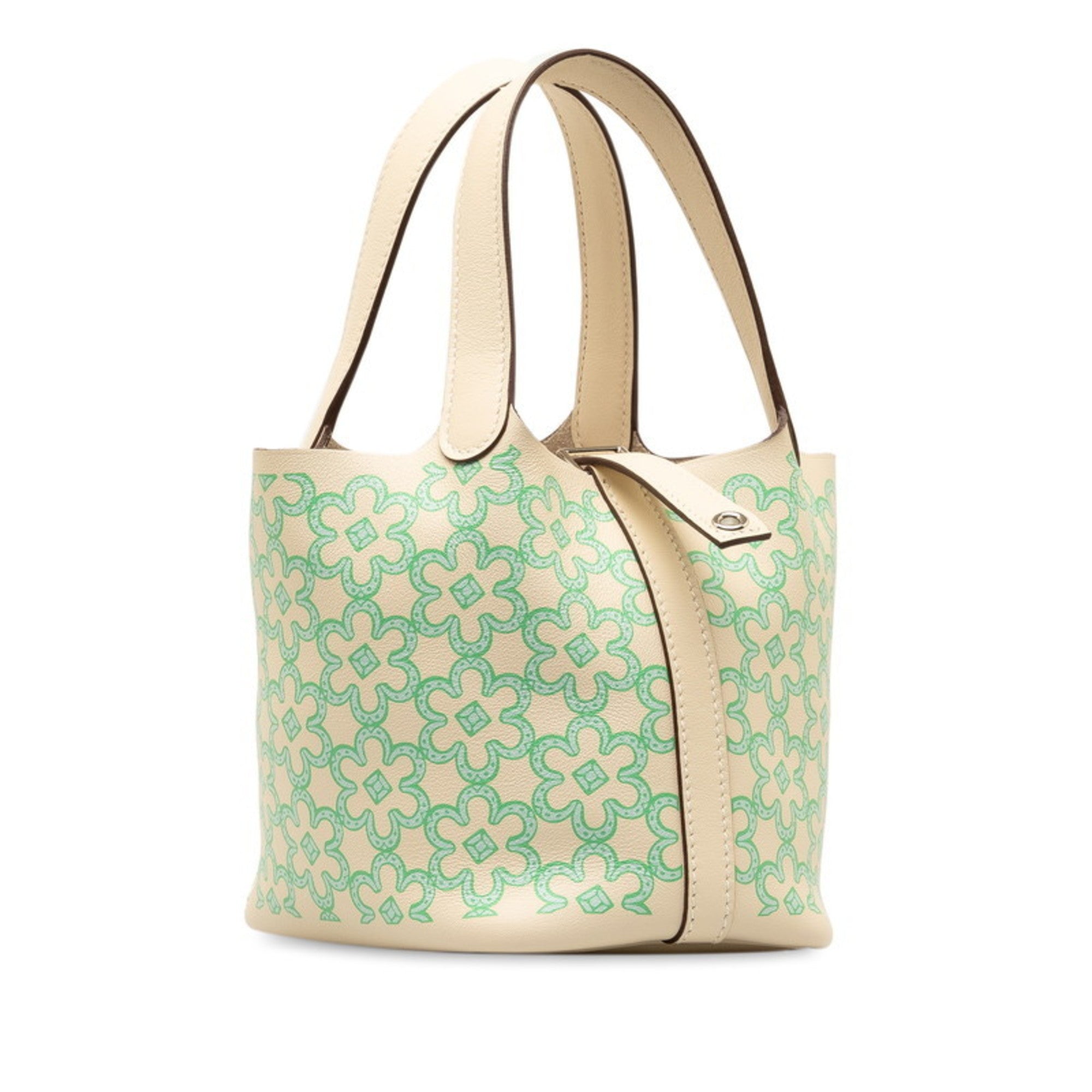 Hermes Vert Swift Leather Handbag (Pre-Owned)