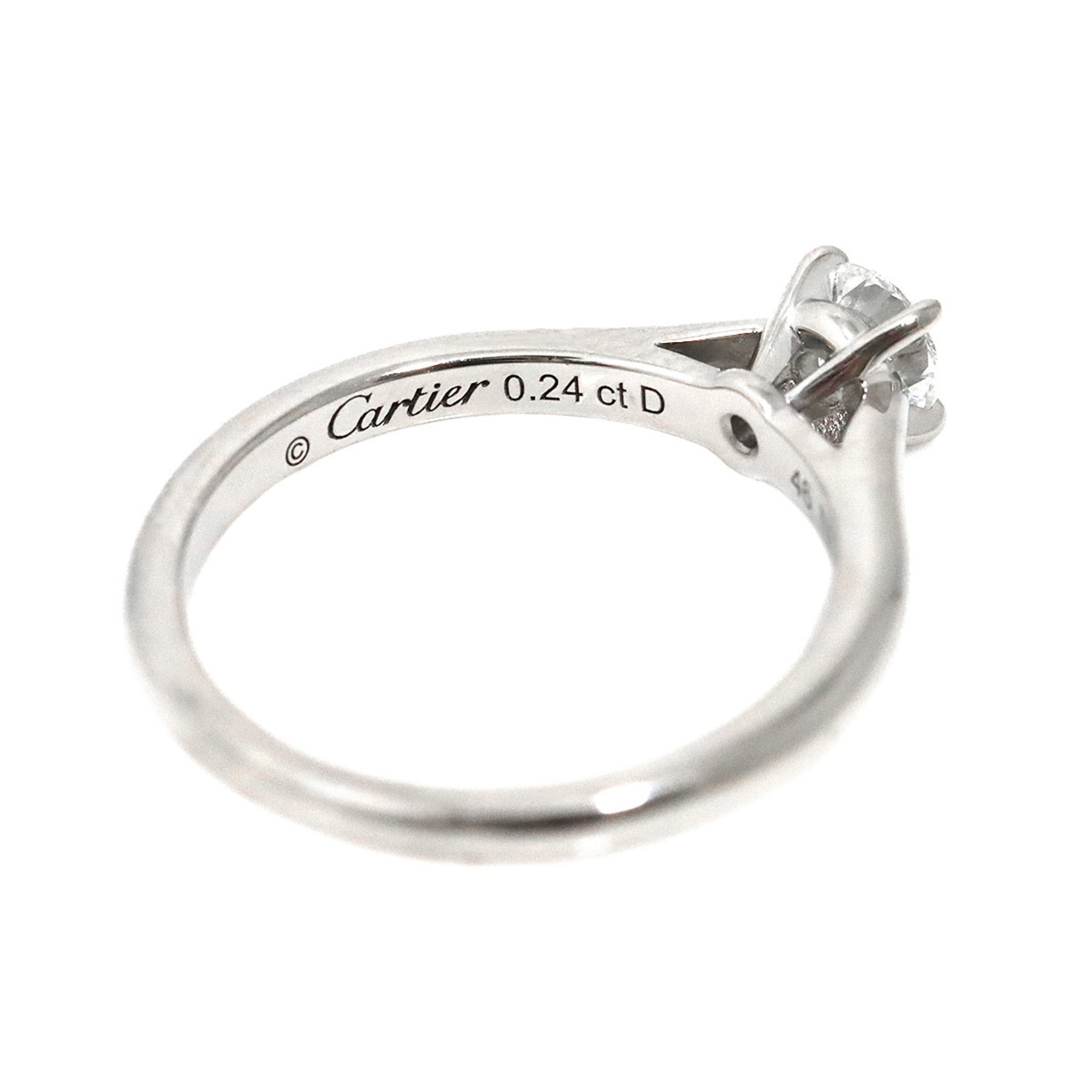Cartier Platinum 950 Band Ring (Pre-Owned)