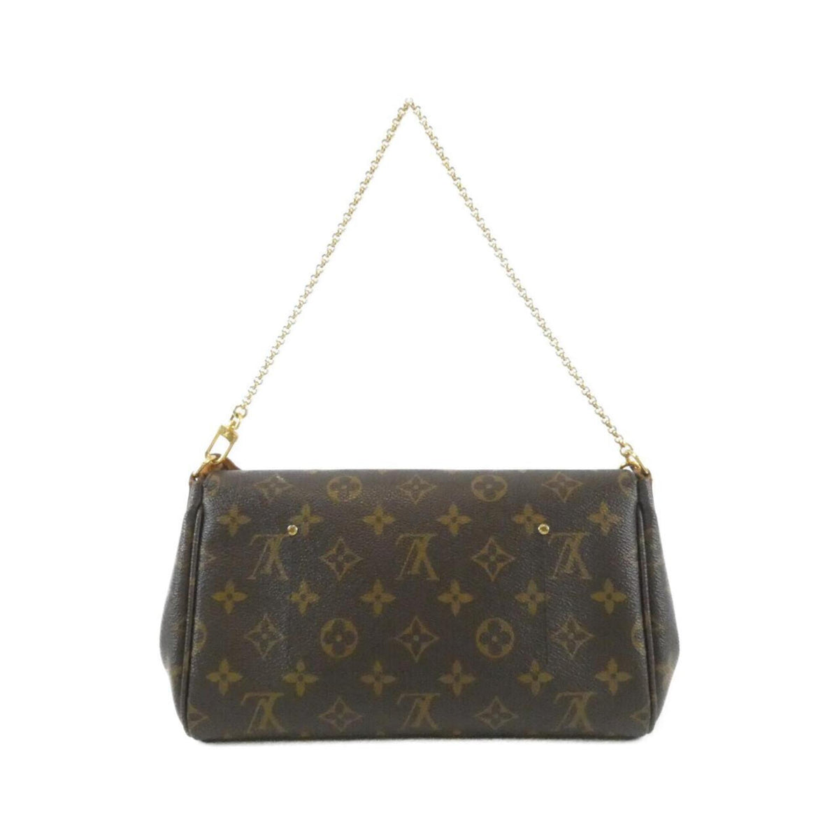 Louis Vuitton Marron Coated Canvas Shoulder Bag (Pre-Owned)