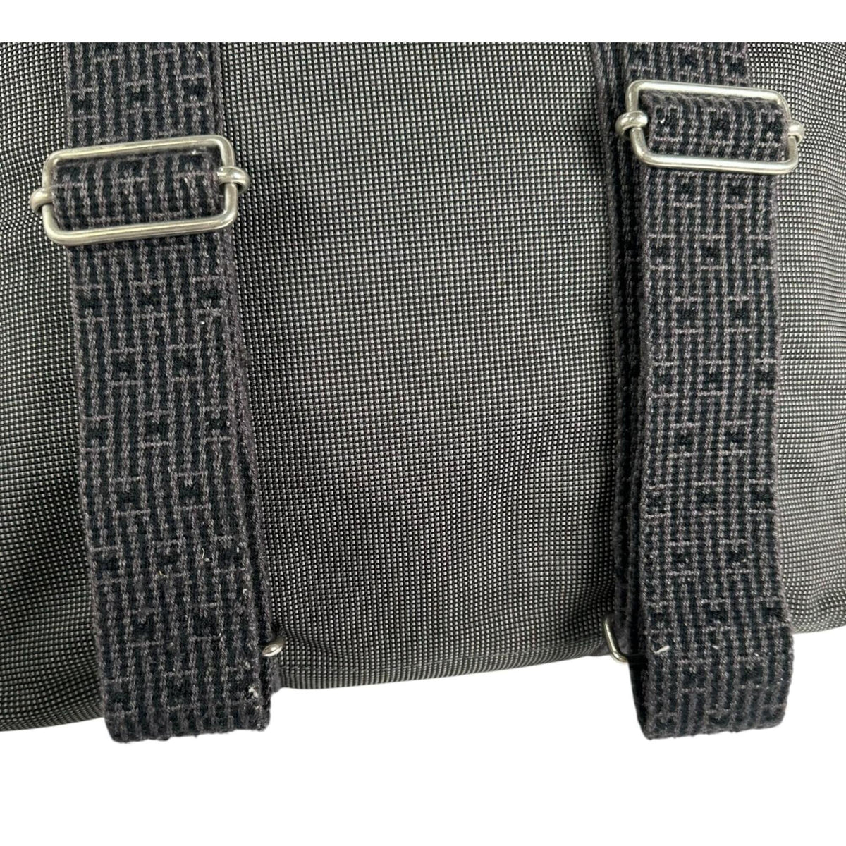Hermes Gray Canvas Backpack (Pre-Owned)