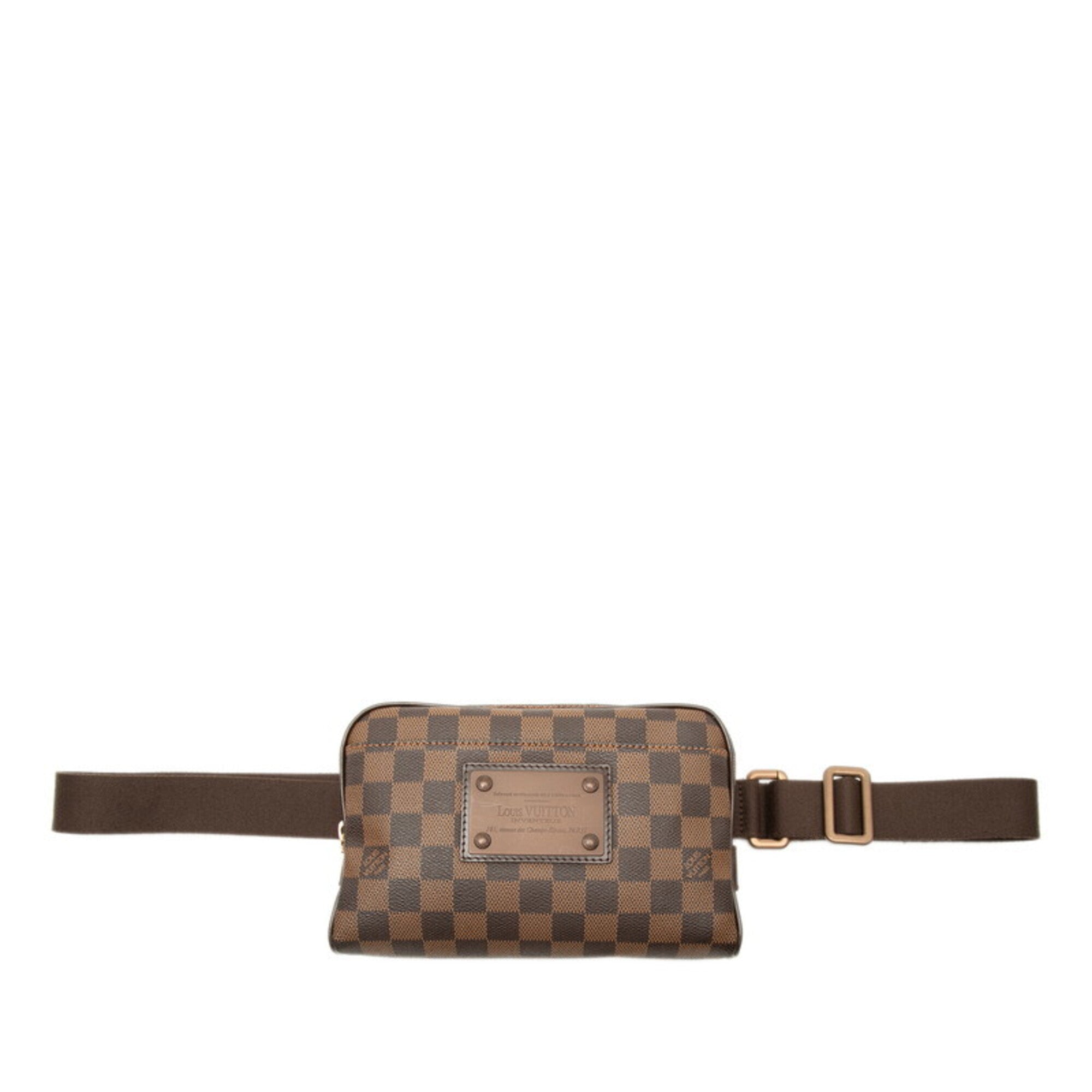 Louis Vuitton Damier Brown Pvc Leather Shoulder Bag Sling Bag (Pre-Owned)