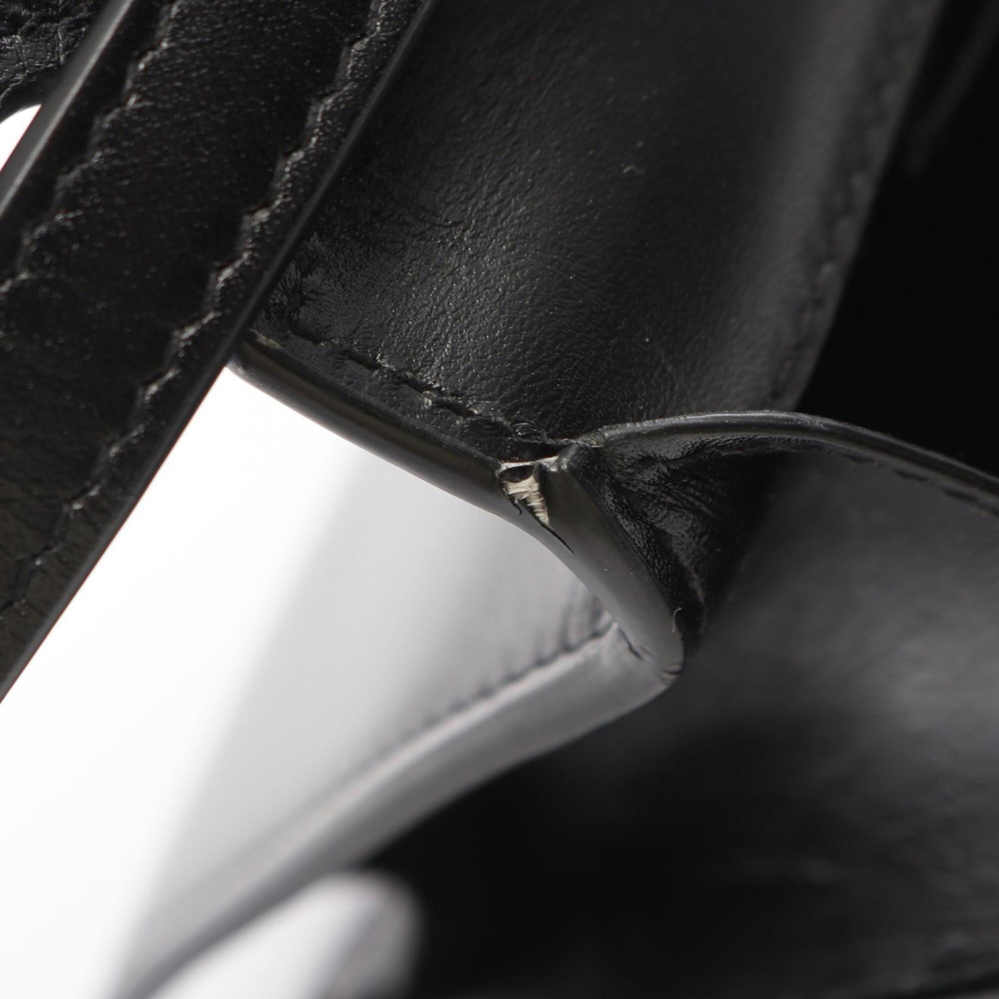 Yves Saint Laurent Black Leather Shoulder Bag (Pre-Owned)