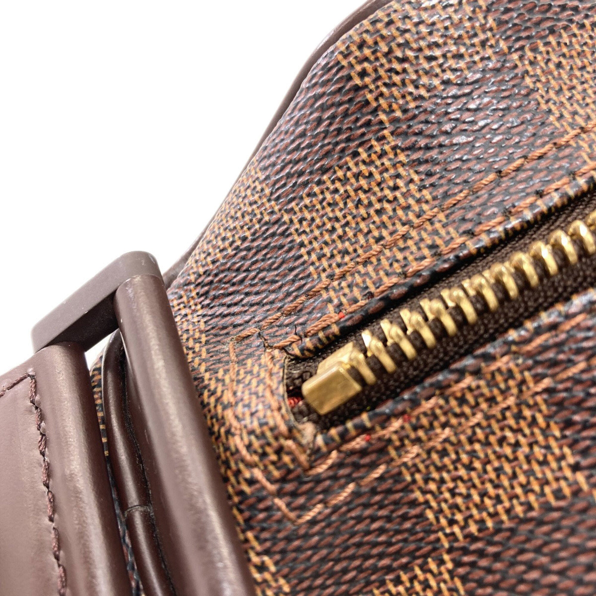 Louis Vuitton Damier Canvas Ebene Damier Canvas Shoulder Bag (Pre-Owned)