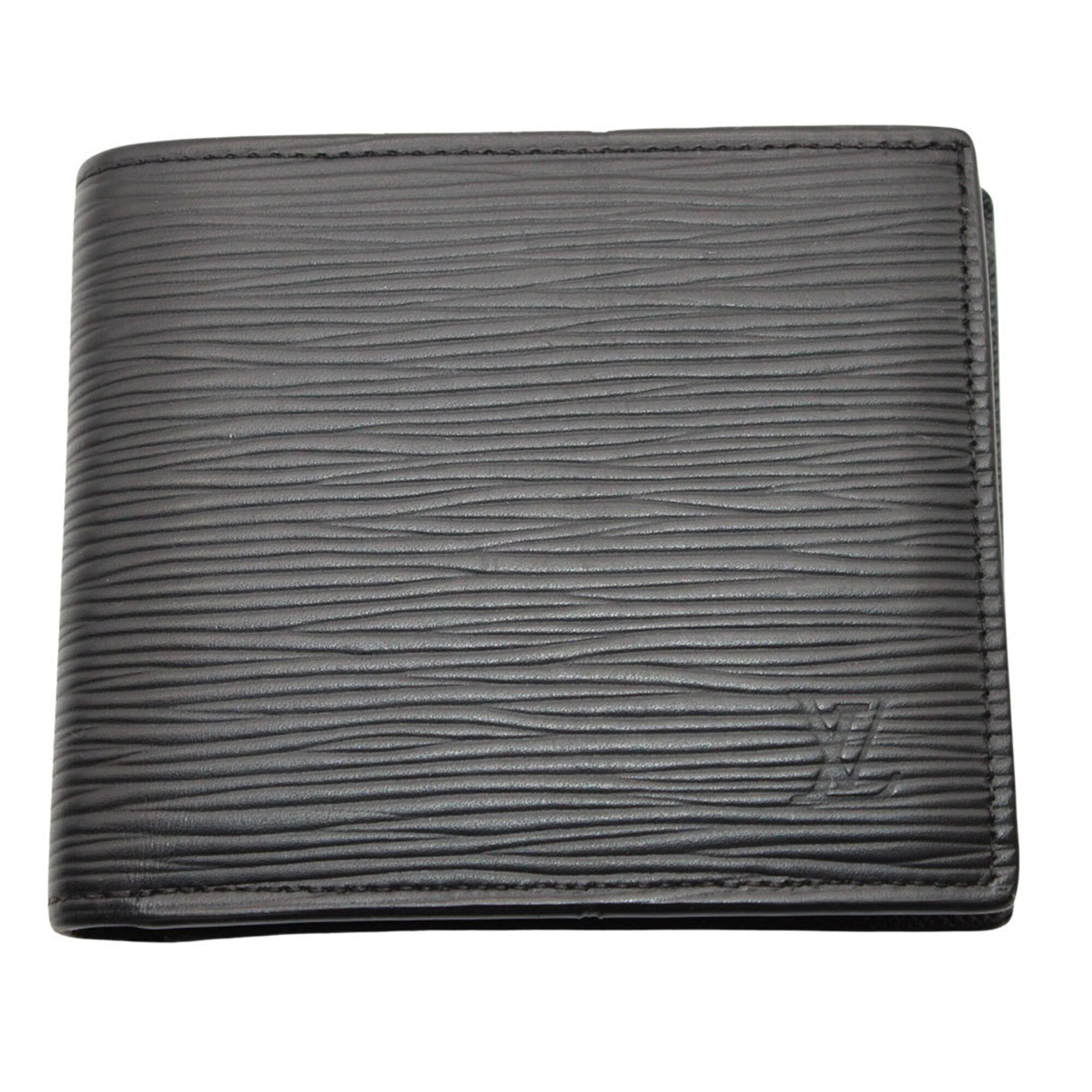 Louis Vuitton Black Monogram Eclipse Noir Epi Leather Wallet (Bi-Fold) (Pre-Owned)
