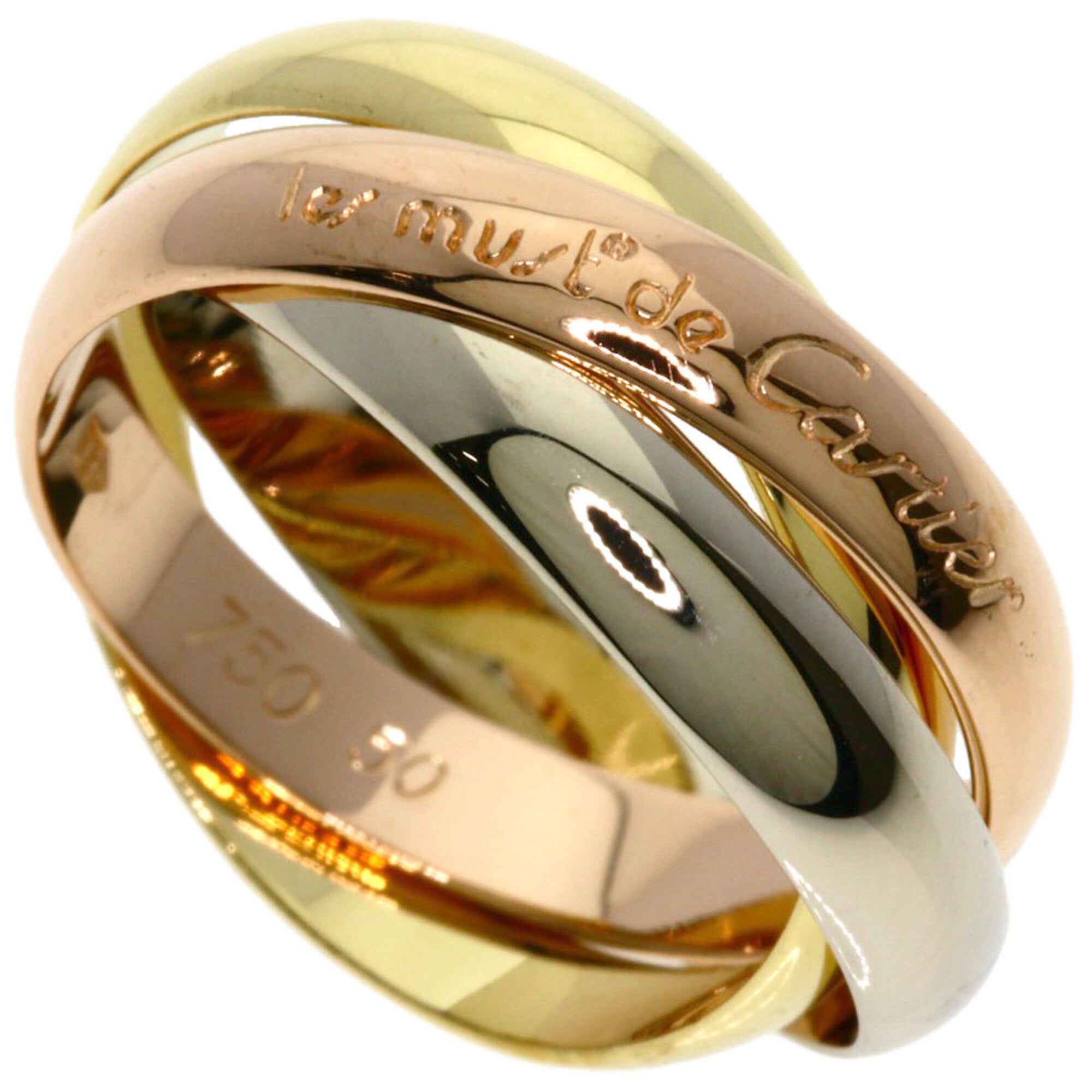 Cartier Yellow Gold (18K) Pink Gold (18K) White Gold (18K) Band Ring (Pre-Owned)