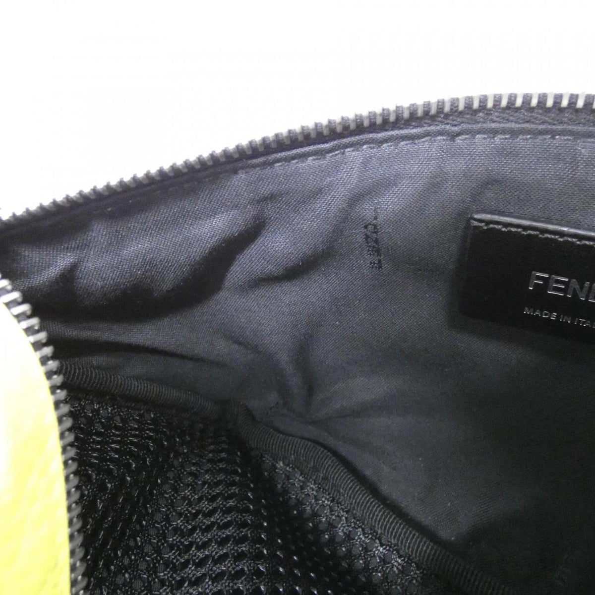 Fendi Yellow Leather Fanny Pack Handbag (Pre-Owned)