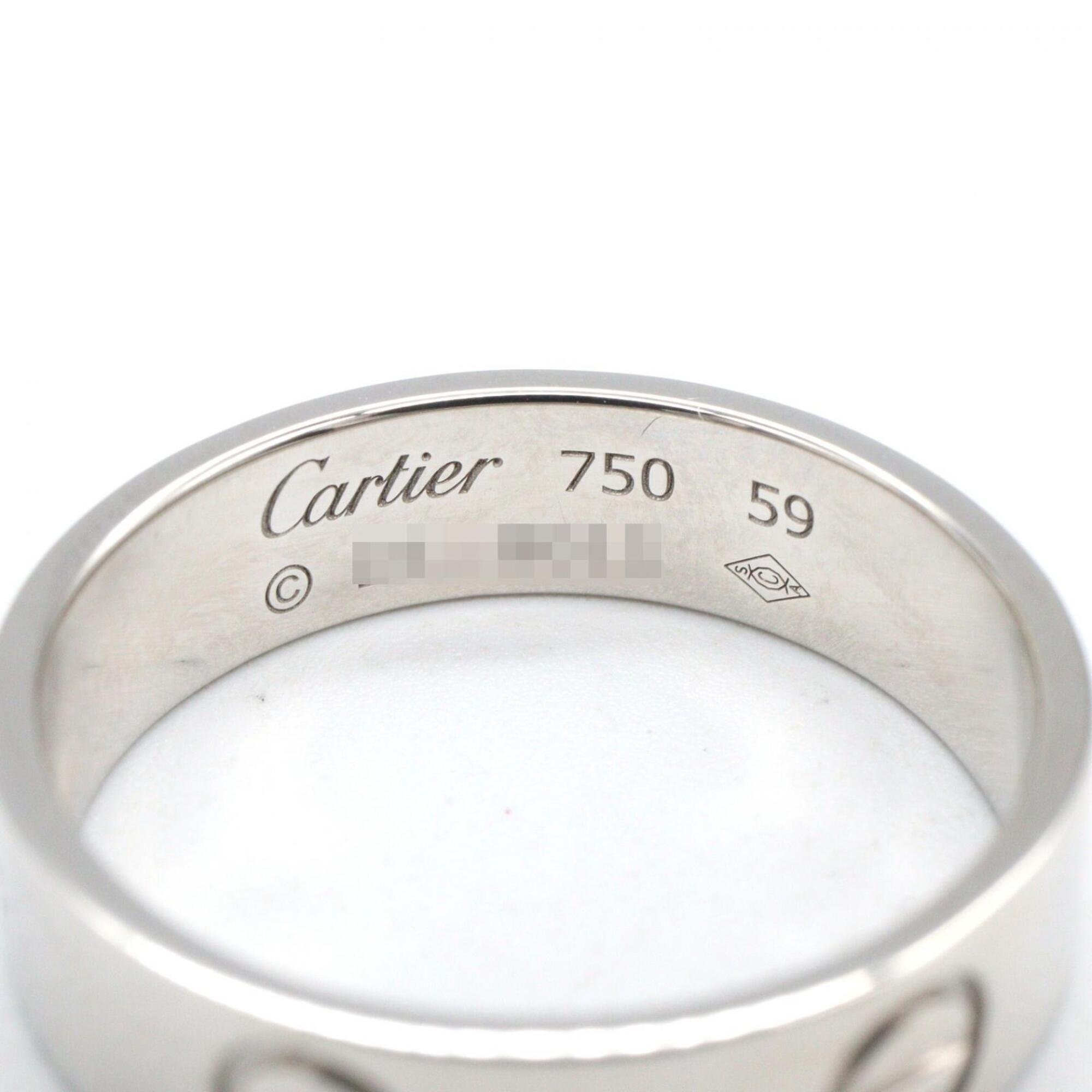 Cartier White Gold White Gold (18K) Band Ring (Pre-Owned)