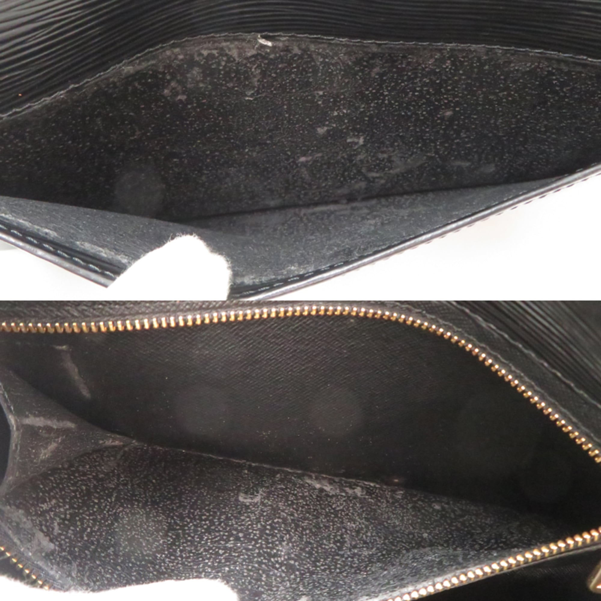 Louis Vuitton Black Epi Leather Clutch Bag (Pre-Owned)