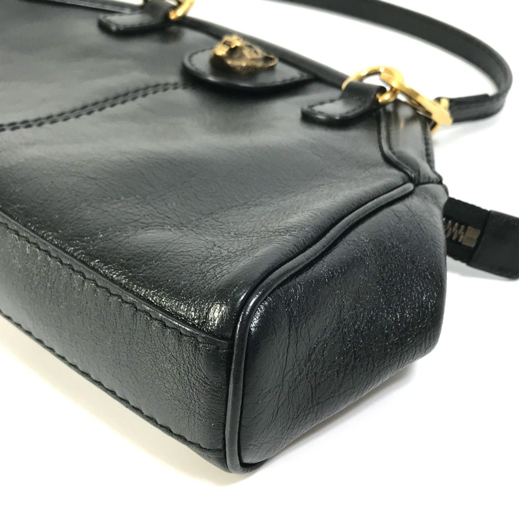 Gucci Black Leather Shoulder Bag (Pre-Owned)