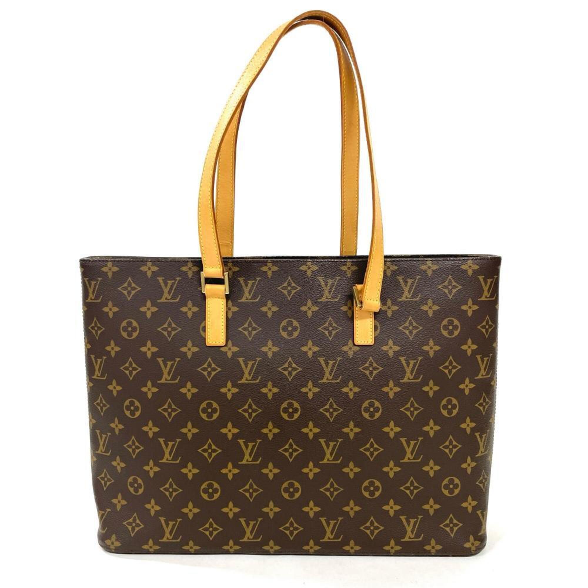 Louis Vuitton Brown Monogram Canvas Tote Bag (Pre-Owned)