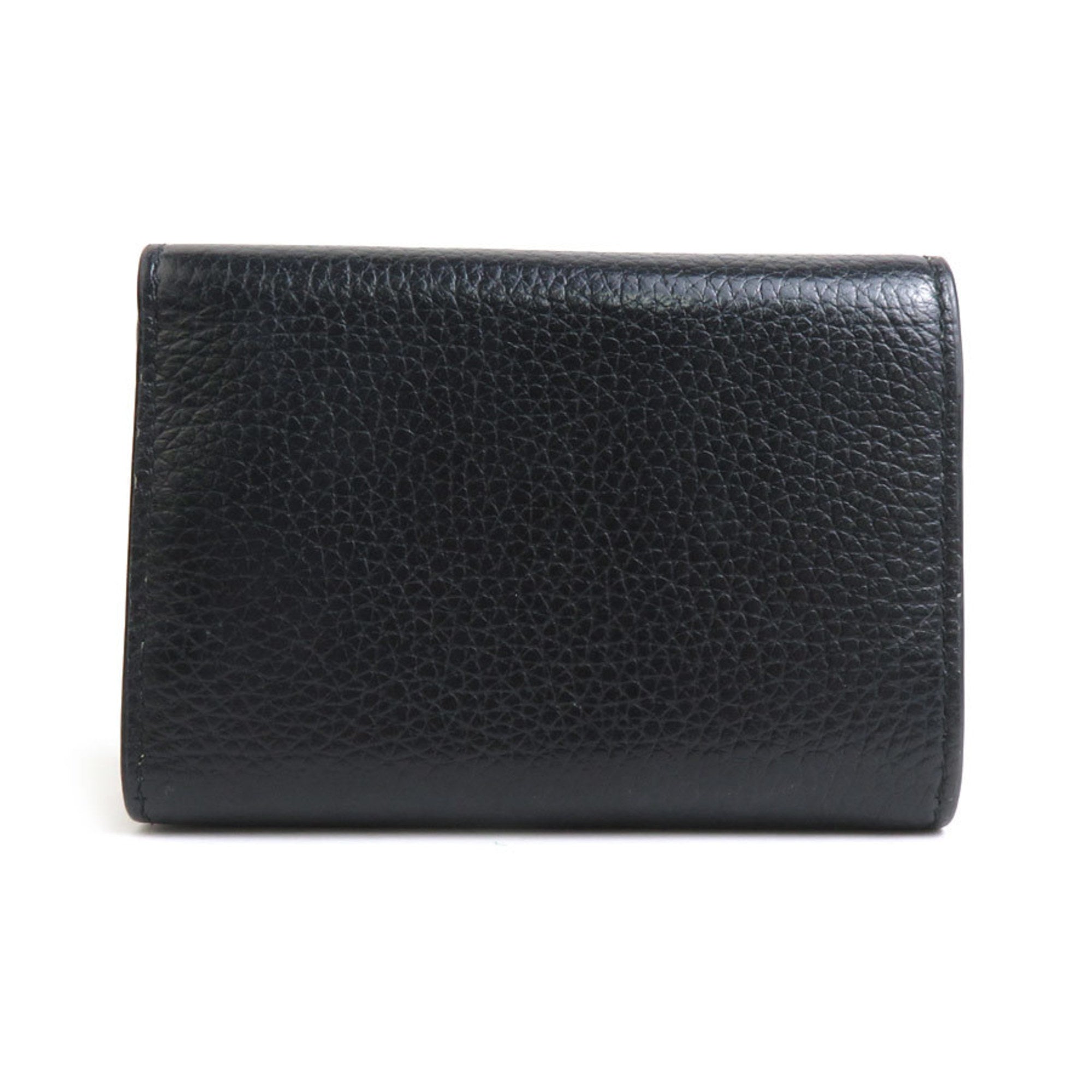Balenciaga Black Leather Wallet (Tri-Fold) (Pre-Owned)