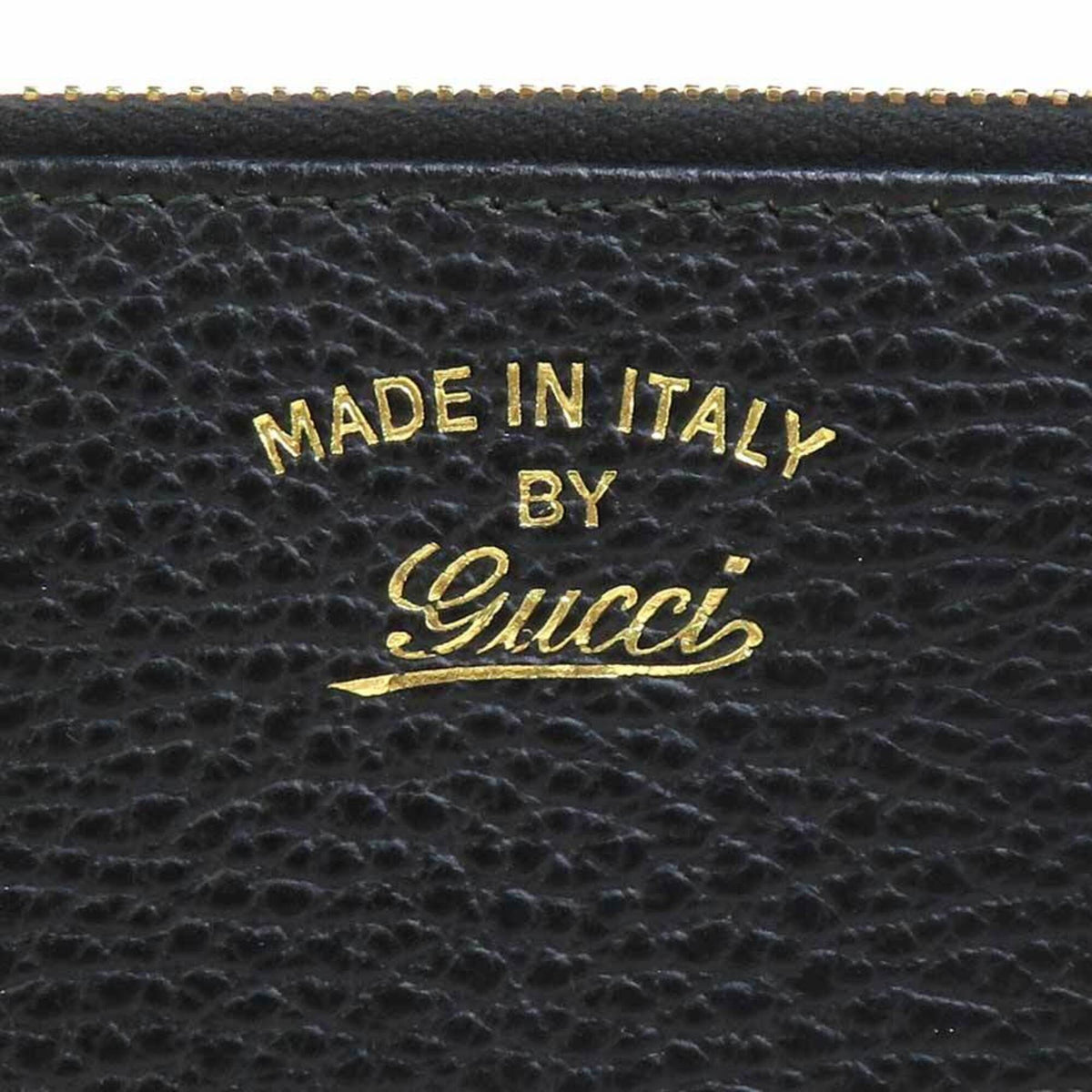 Gucci Black Leather Clutch Bag Pouch (Pre-Owned)