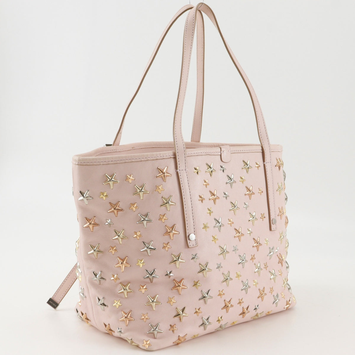 Jimmy Choo Pink Leather Tote Bag (Pre-Owned)