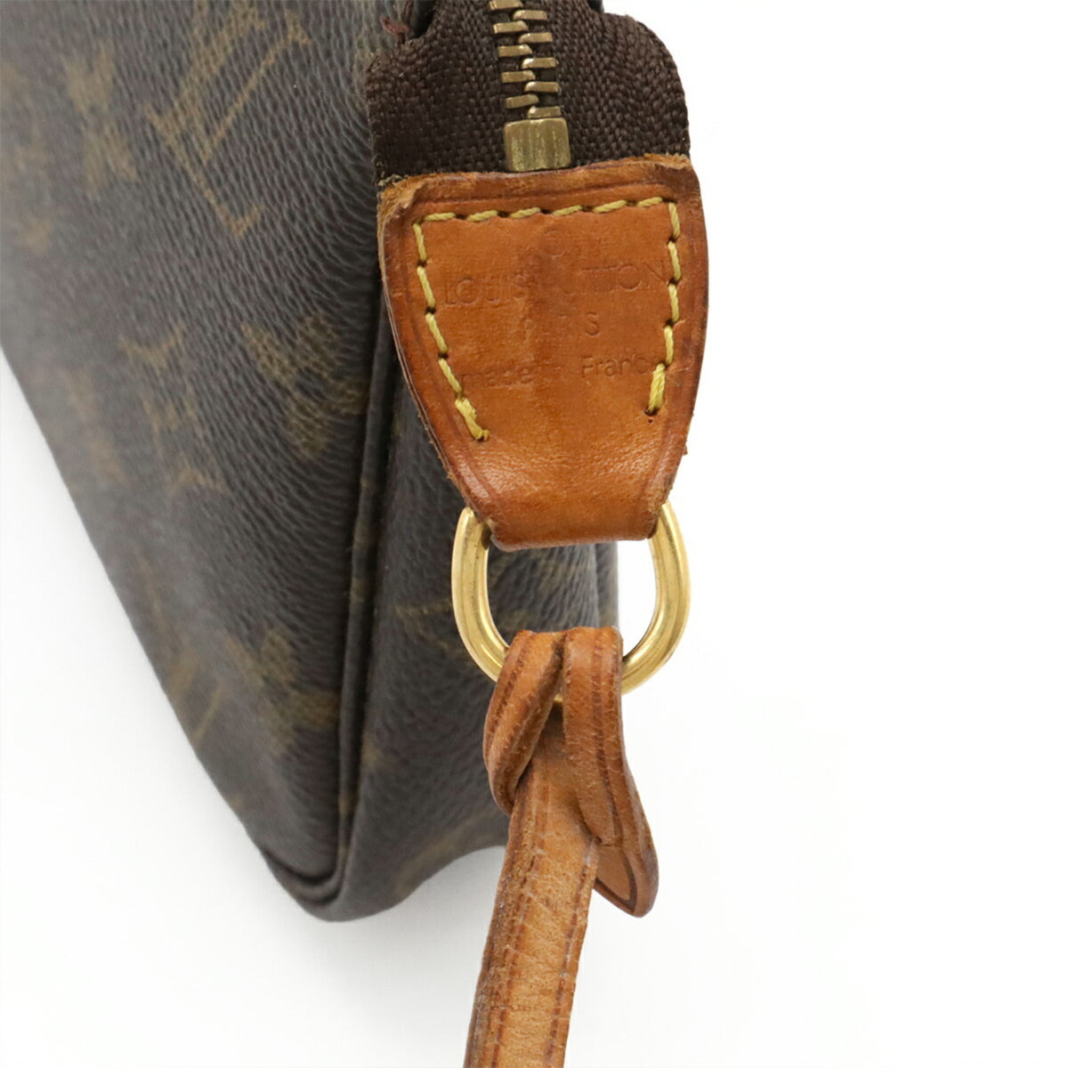 Louis Vuitton Brown Monogram Canvas Handbag Pouch (Pre-Owned)