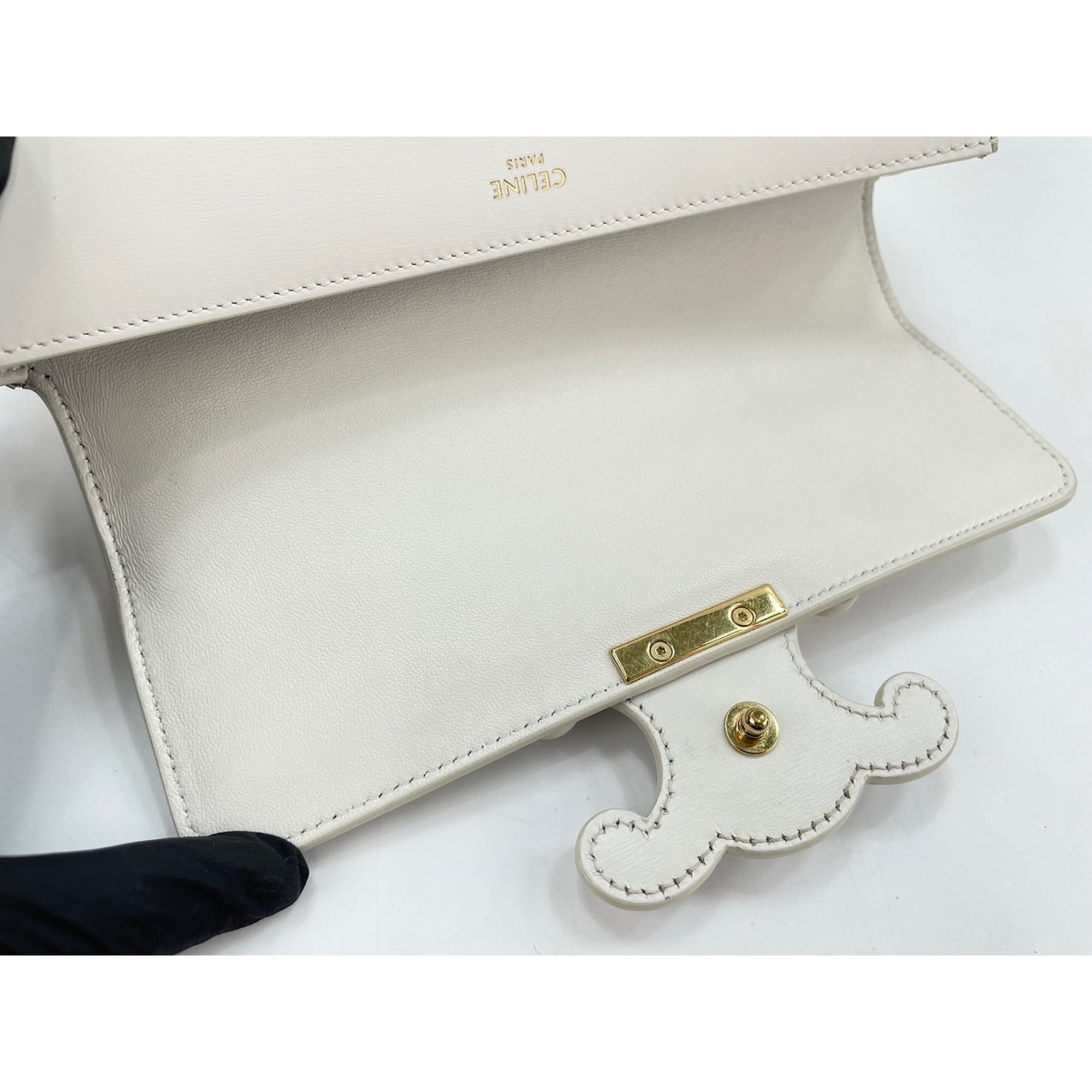 Celine White Shoulder Bag (Pre-Owned)