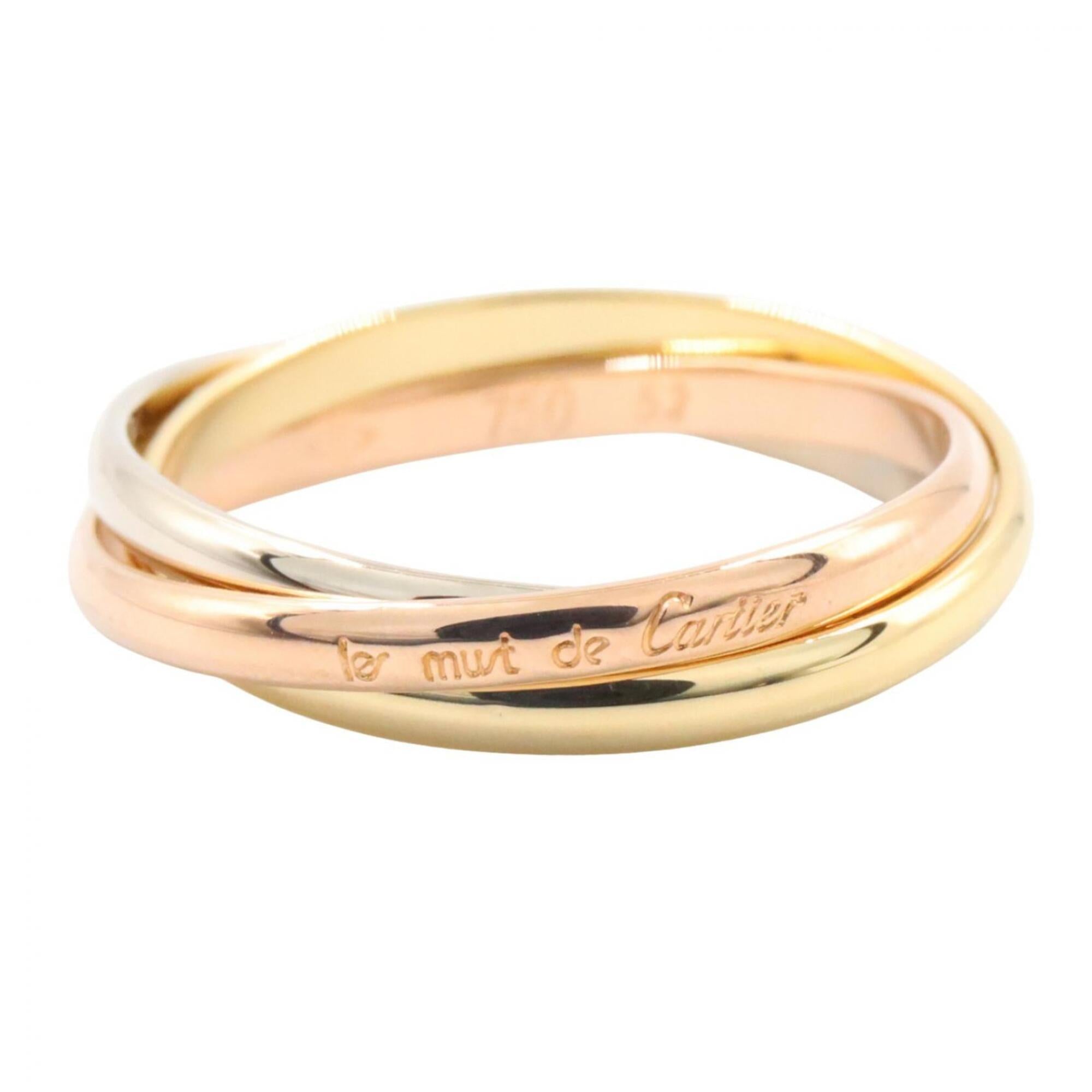 Cartier Gold Silver Yellow Gold (18K) Pink Gold (18K) White Gold (18K) Band Ring (Pre-Owned)