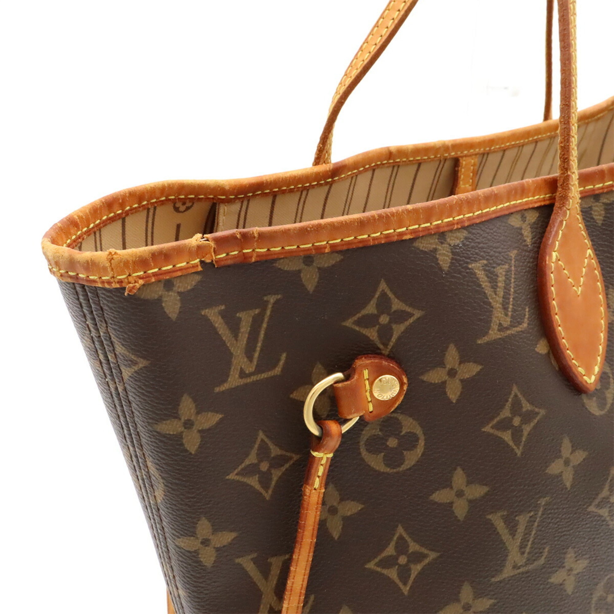 Louis Vuitton Brown Monogram Canvas Pvc Coated Canvas Shoulder Bag Tote Bag (Pre-Owned)