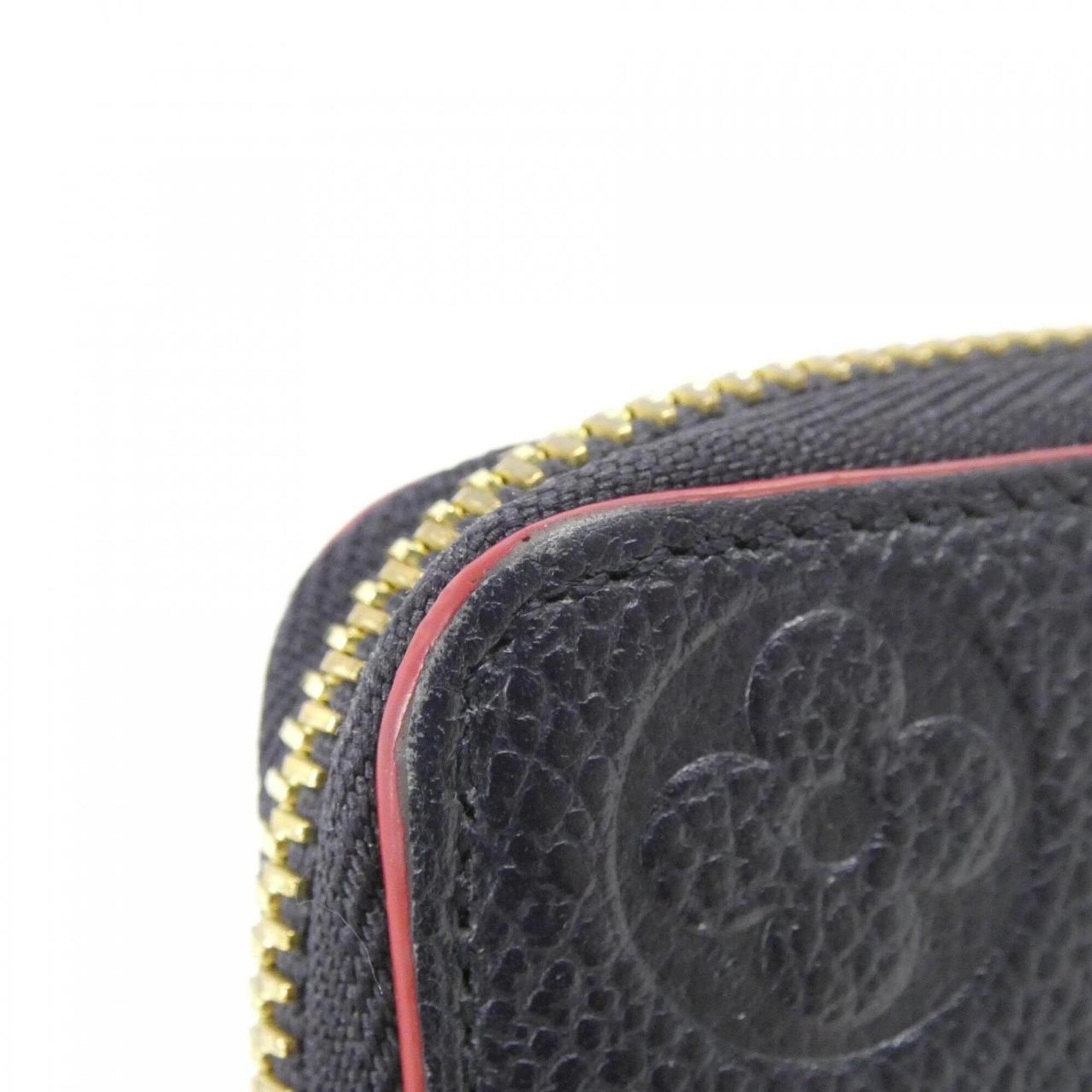 Louis Vuitton Marine Rouge Leather Long Wallet (Bi-Fold) (Pre-Owned)
