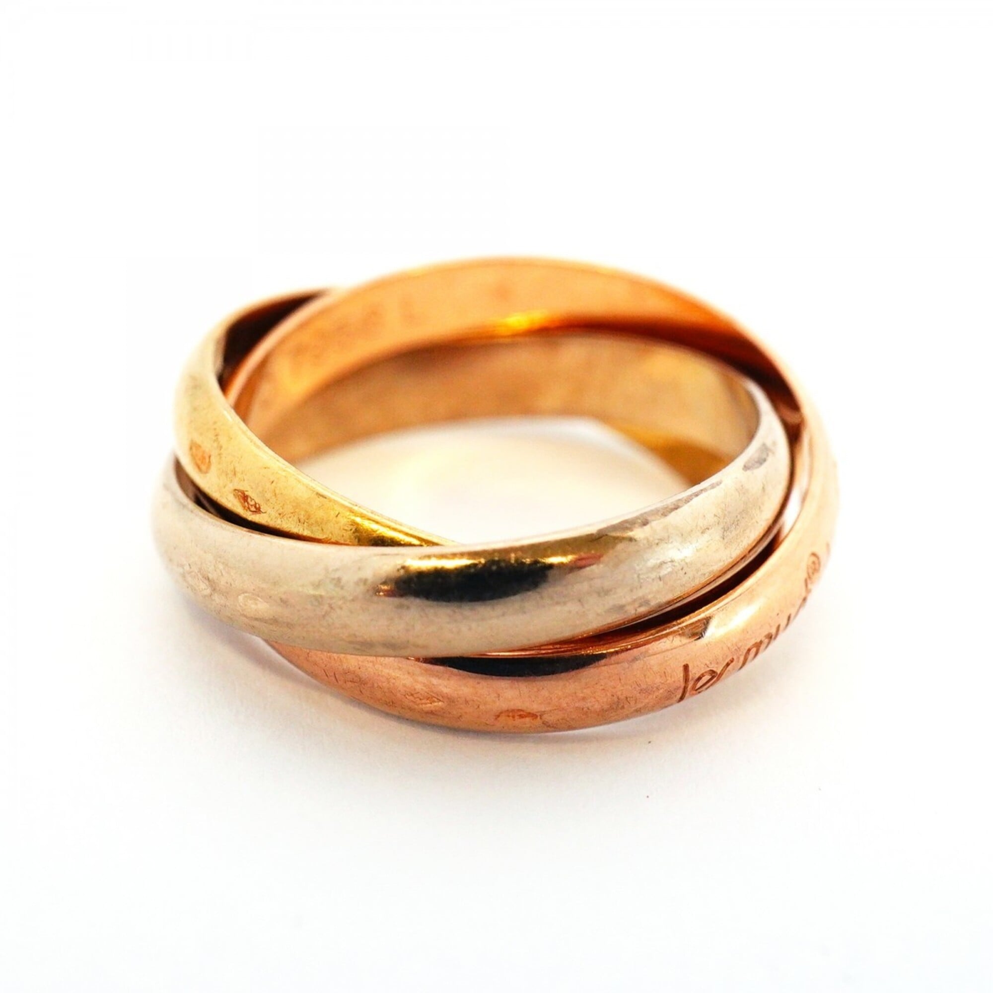 Cartier Yellow Gold (18K) Pink Gold (18K) White Gold (18K) Band Ring (Pre-Owned)