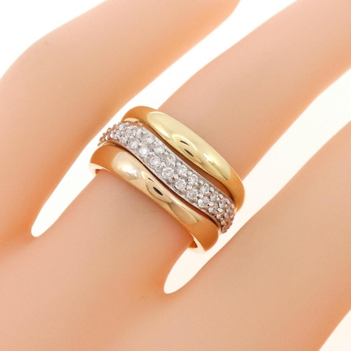 Cartier Yellow Gold (18K) Pink Gold (18K) White Gold (18K) Band Ring (Pre-Owned)