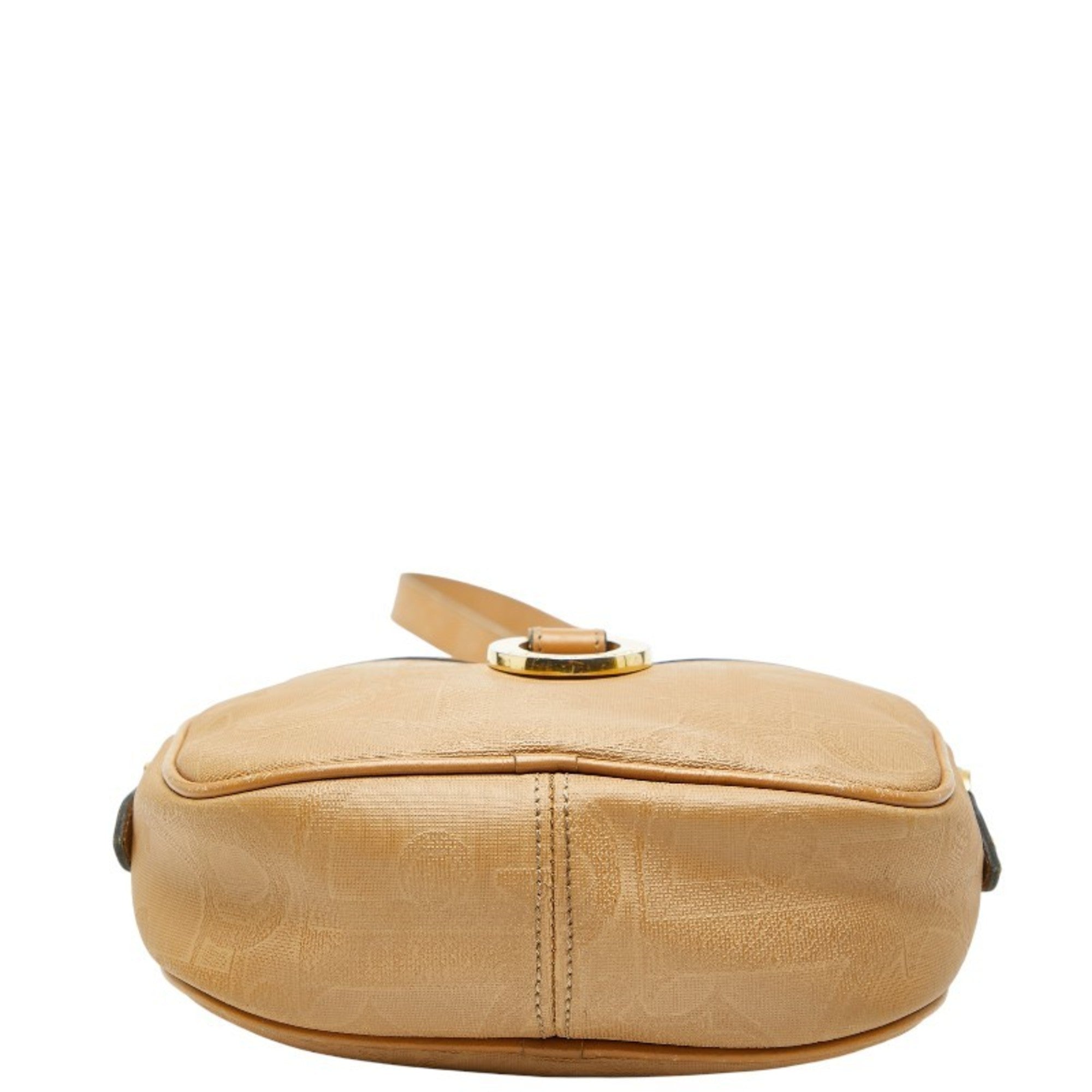 Christian Dior Brown Pvc Leather Shoulder Bag (Pre-Owned)