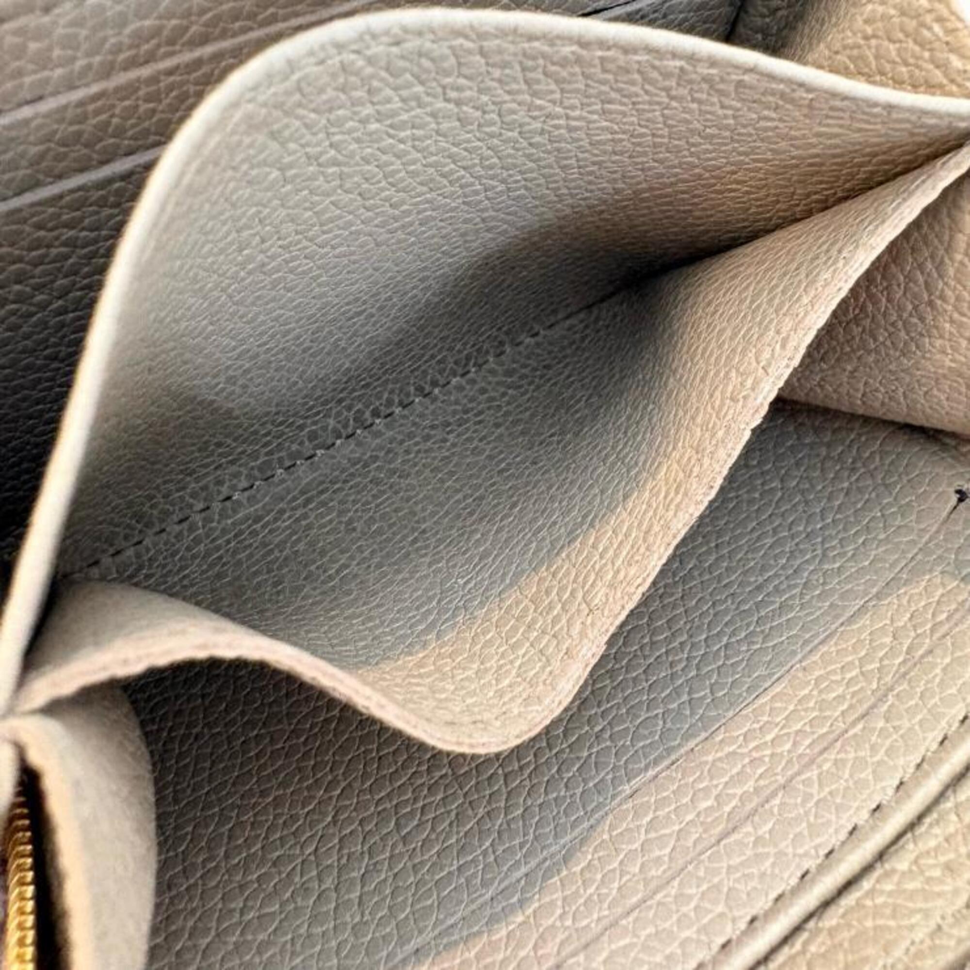 Louis Vuitton Beige Monogram Empreinte Coin Purse/Coin Case (Pre-Owned)