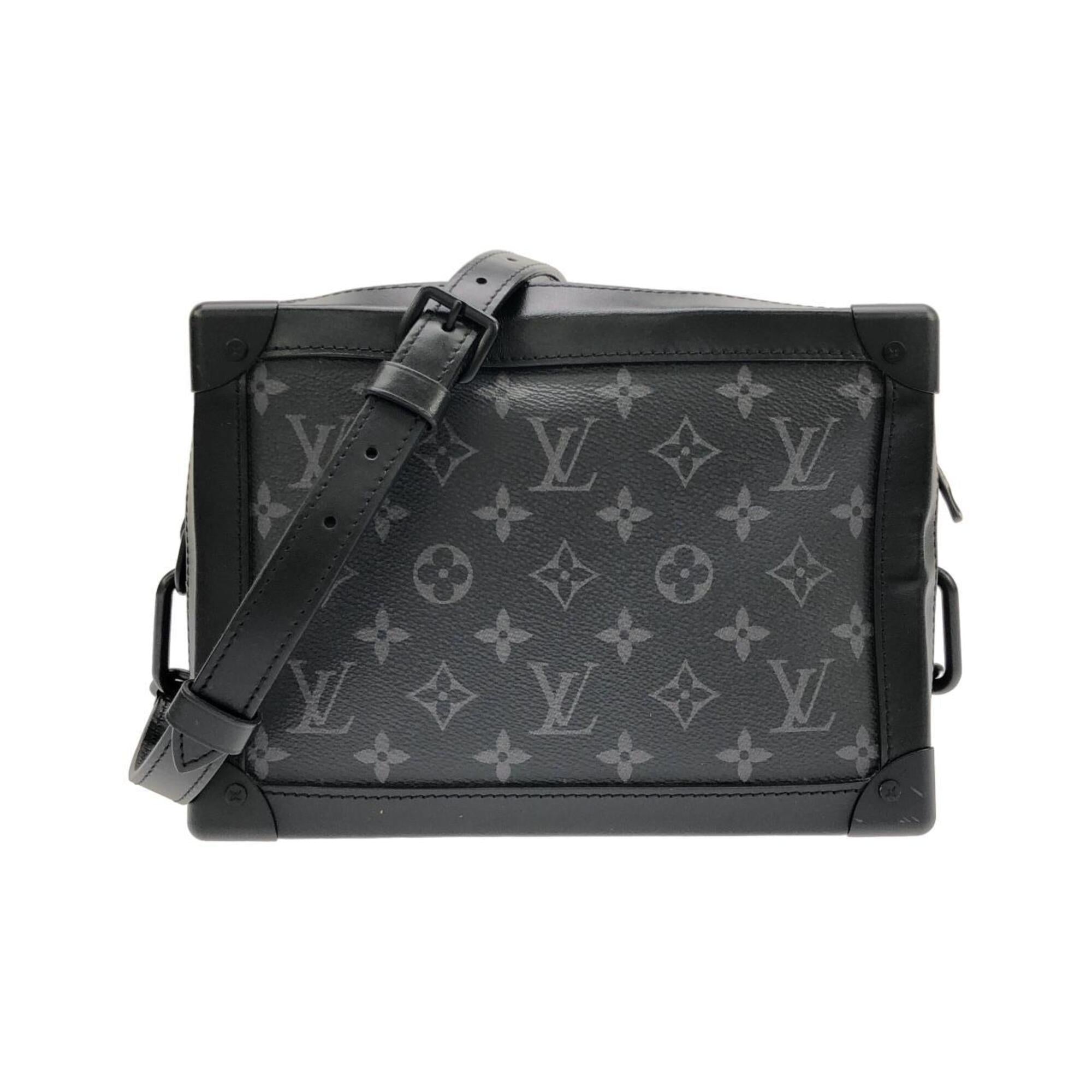 Louis Vuitton Black Coated Canvas Shoulder Bag (Pre-Owned)