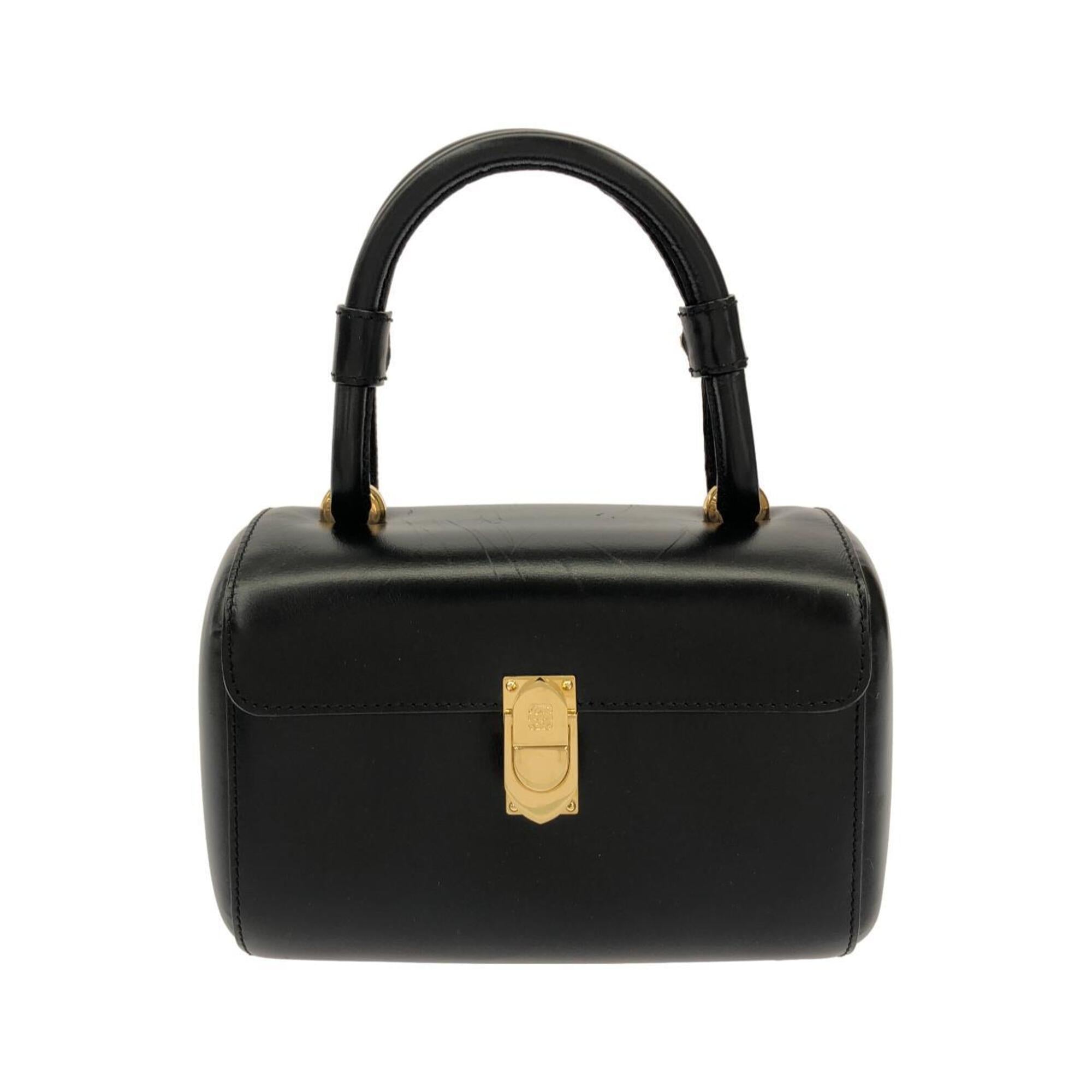 Loewe Black Leather Handbag (Pre-Owned)