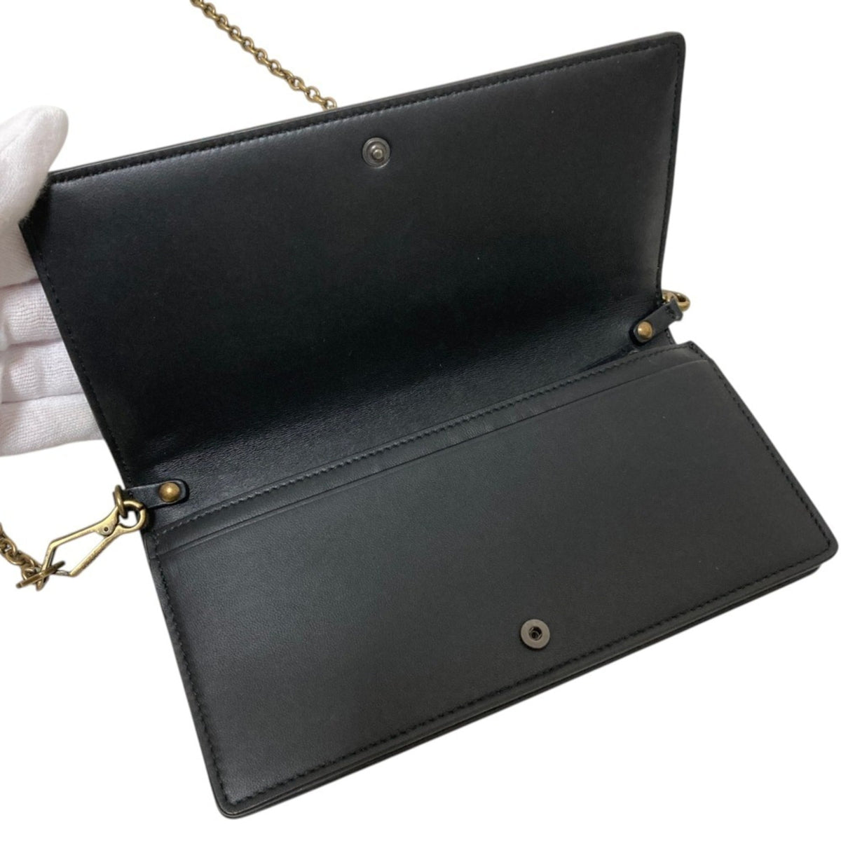 Bottega Veneta Intrecciato Black Intrecciato Shoulder Bag (Pre-Owned)