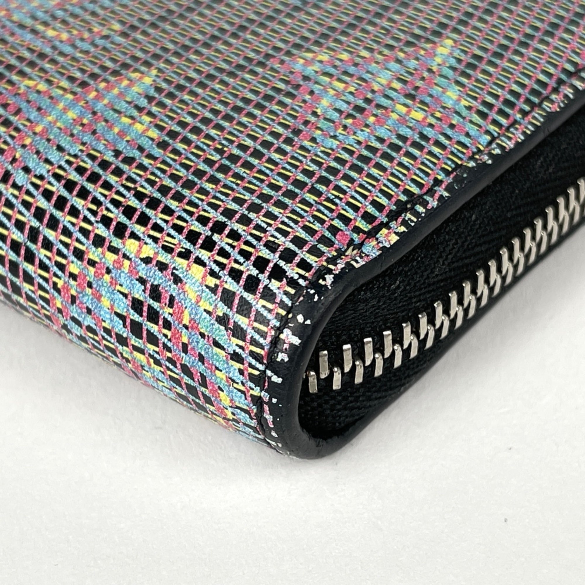 Louis Vuitton Black Blue Monogram Monogram Coin Purse/Coin Case (Pre-Owned)