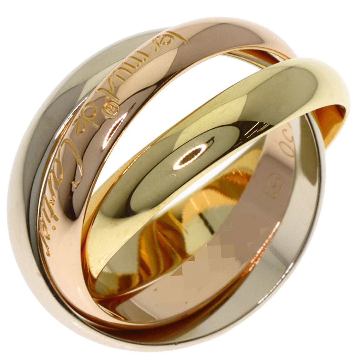 Cartier Yellow Gold (18K) Pink Gold (18K) White Gold (18K) Band Ring (Pre-Owned)
