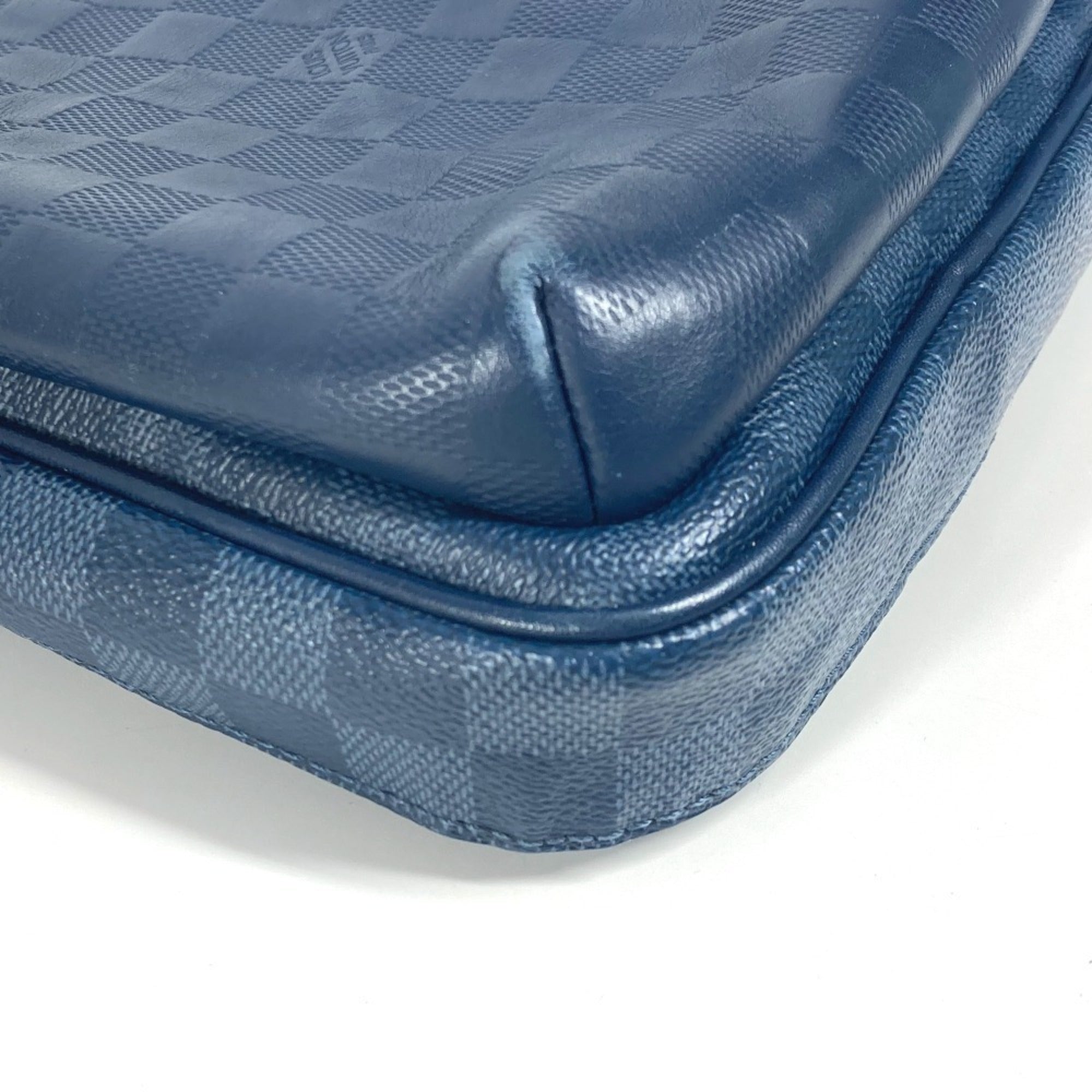 Louis Vuitton Damier Graphite Navy Damier Graphite Damier Infini Shoulder Bag Sling Bag (Pre-Owned)