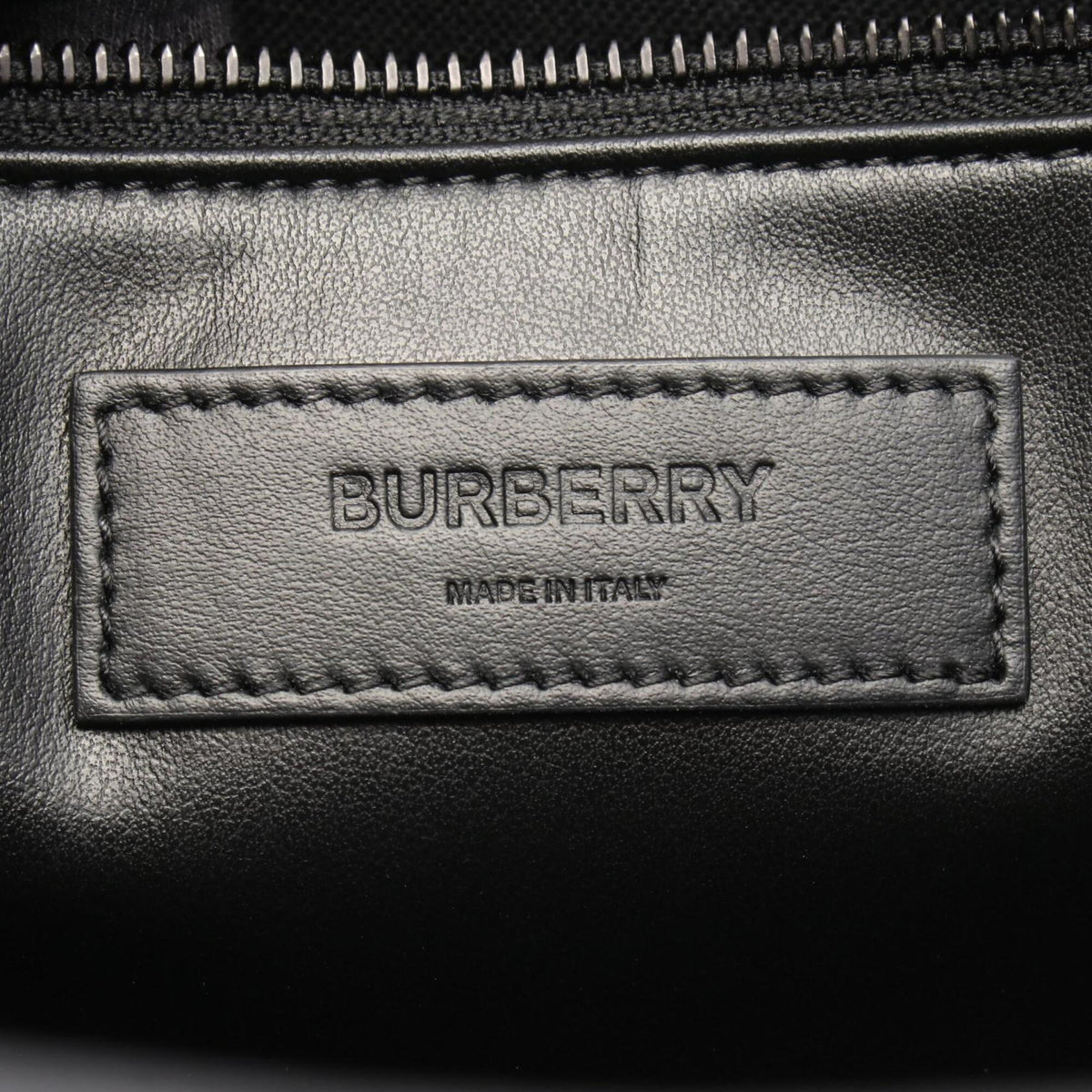 Burberry Black Brown Coated Canvas Leather Handbag Tote Bag (Pre-Owned)