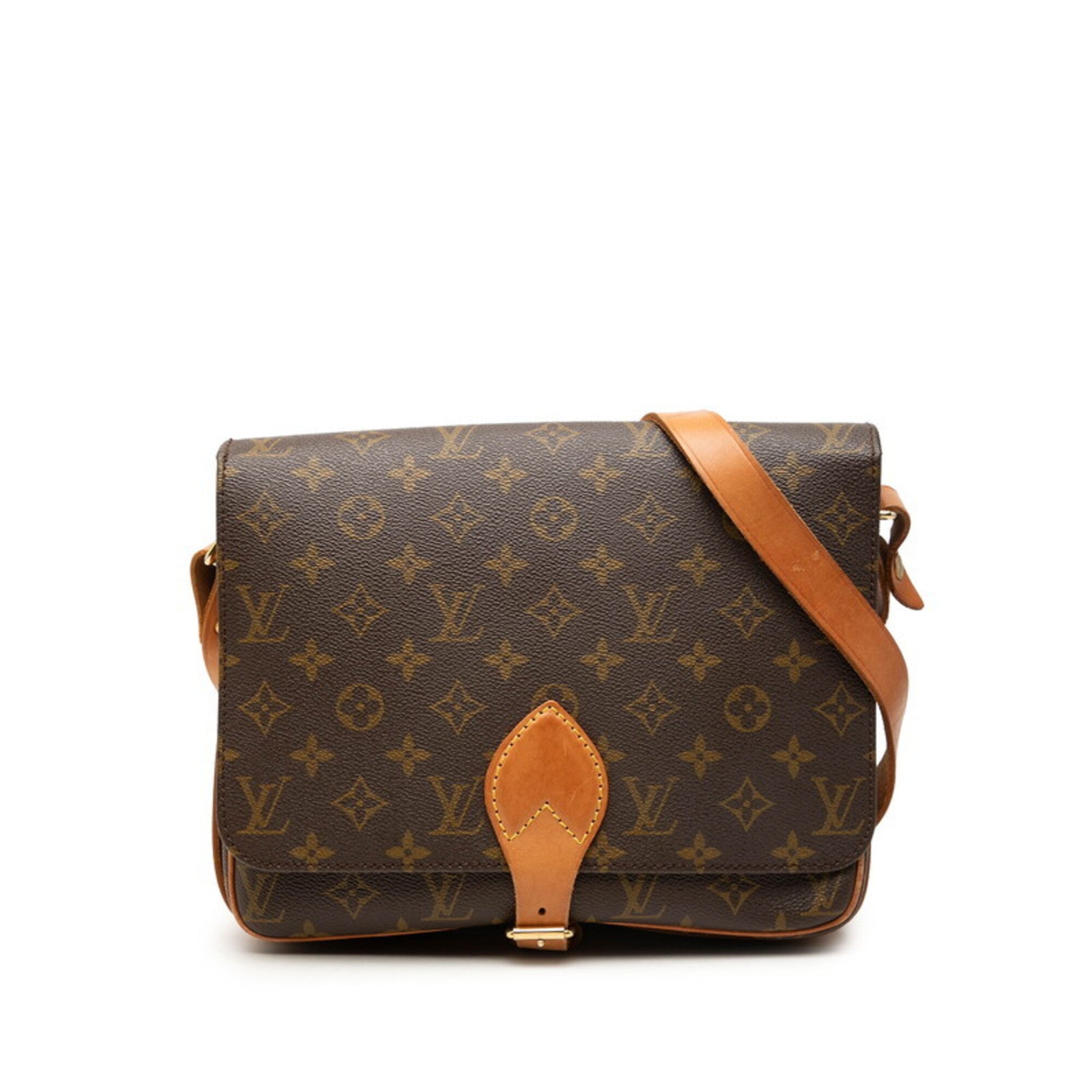 Louis Vuitton Monogram Brown Pvc Leather Shoulder Bag (Pre-Owned)