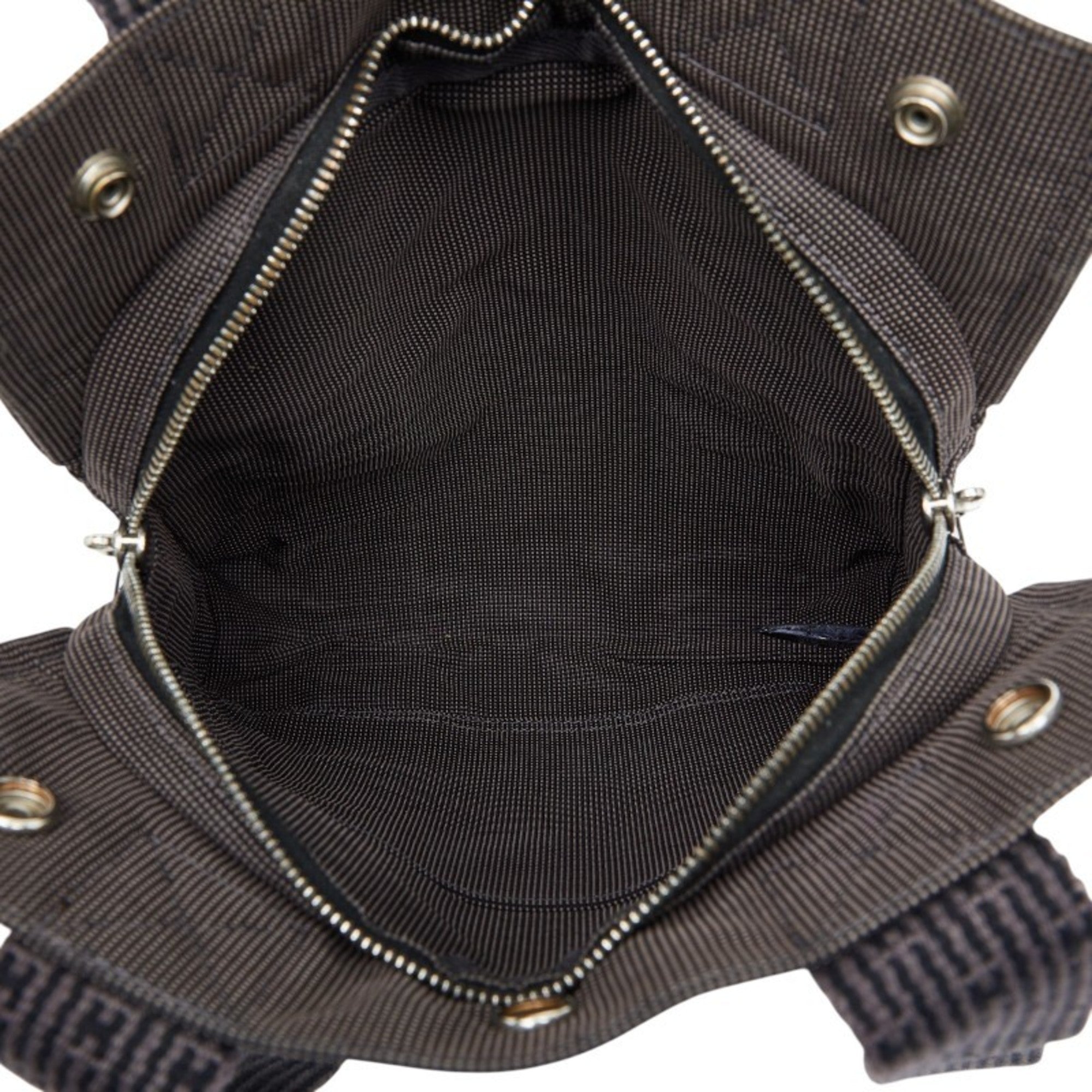 Hermes Black Canvas Backpack (Pre-Owned)