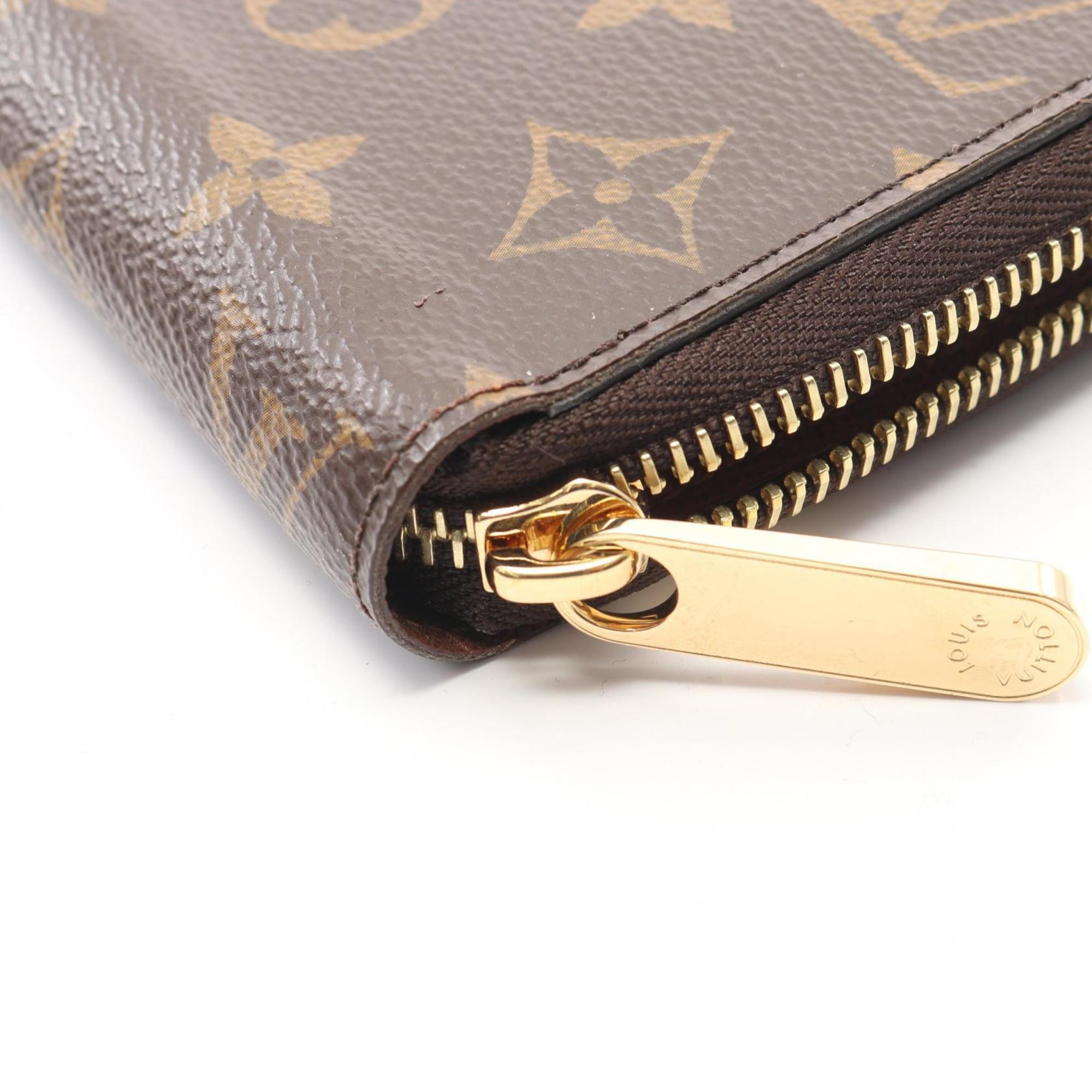 Louis Vuitton Brown Monogram Coated Canvas Long Wallet (Bi-Fold) (Pre-Owned)