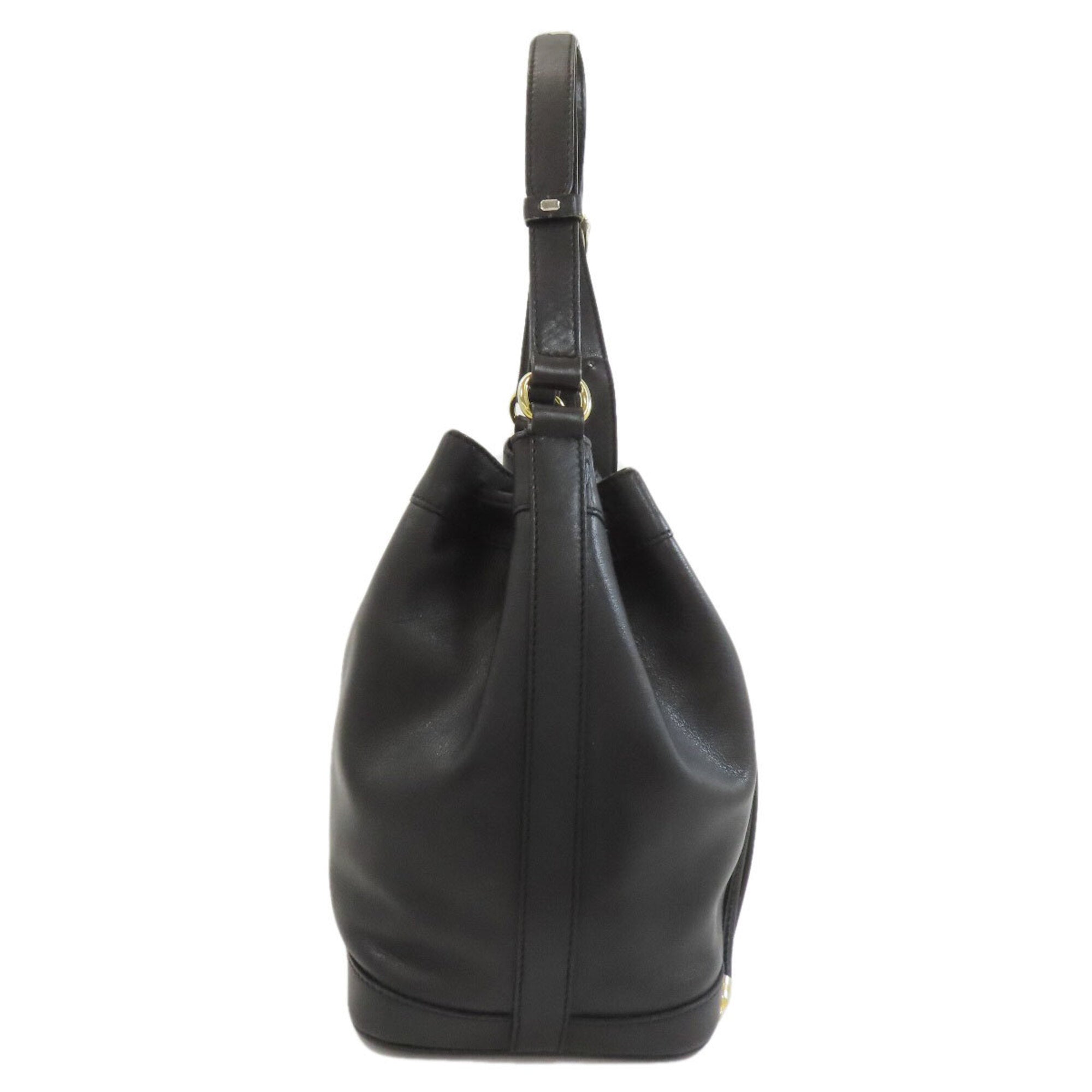 Celine Black Leather Shoulder Bag (Pre-Owned)