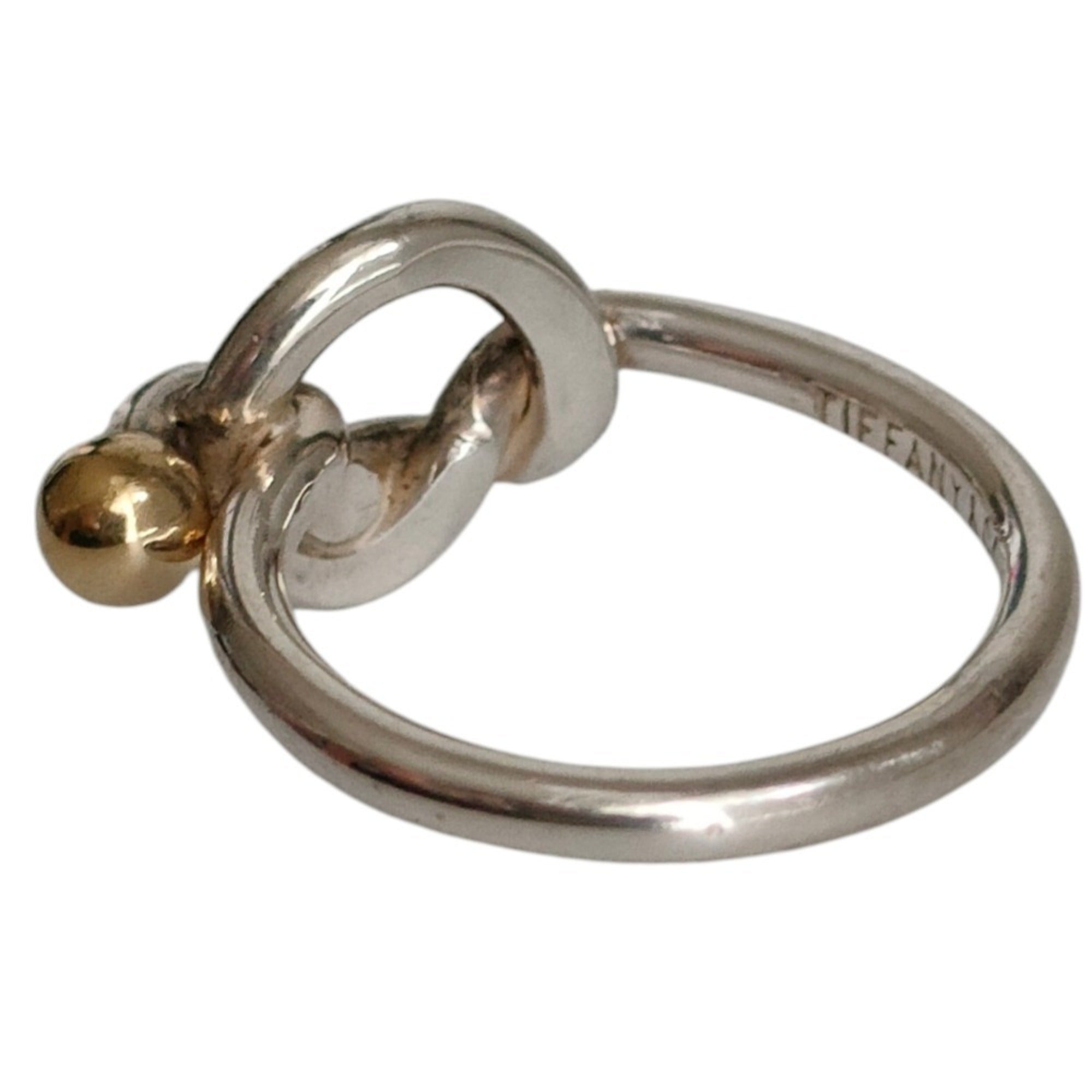 Tiffany Yellow Gold (18K) Silver 925 Band Ring (Pre-Owned)