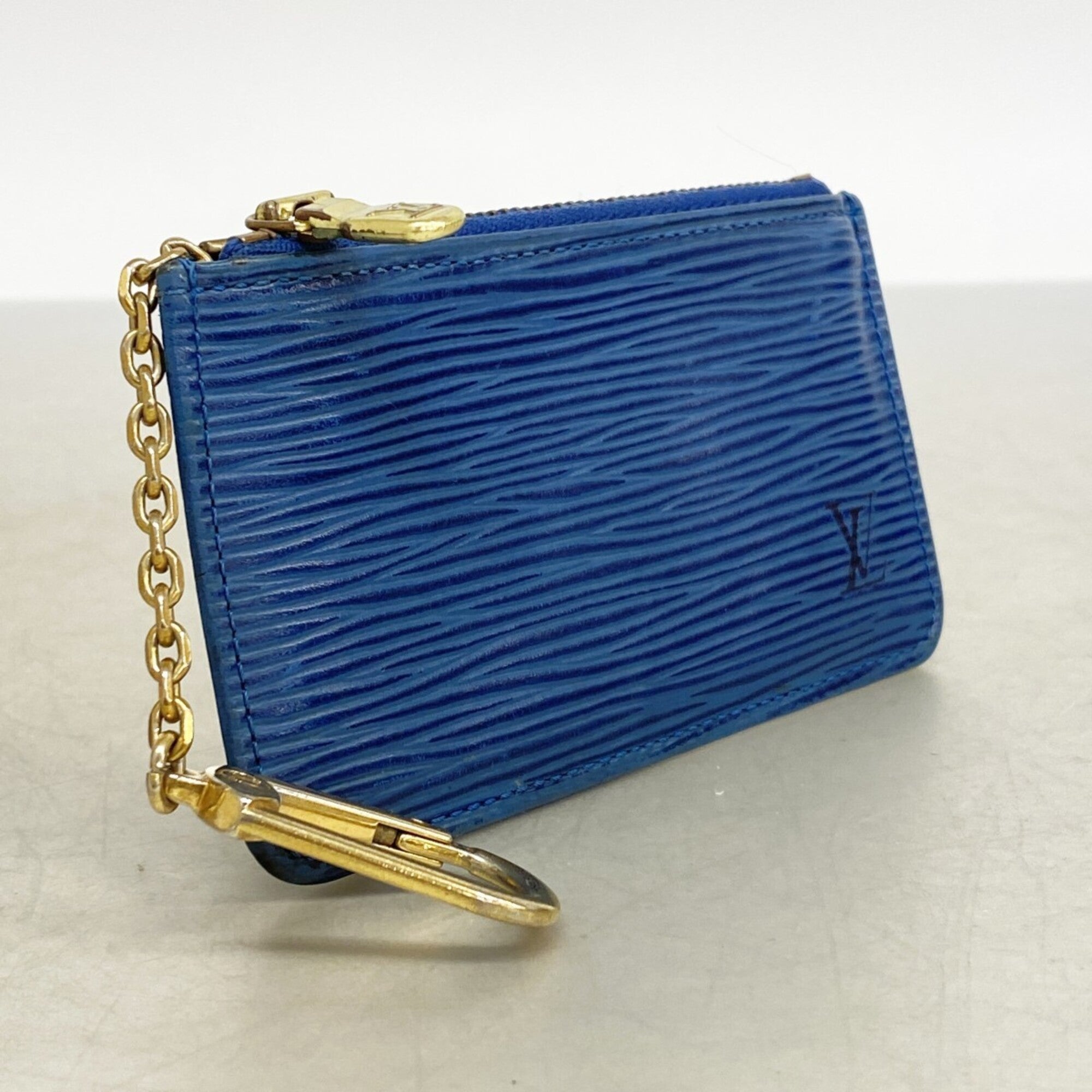 Louis Vuitton Toledo Blue Coin Purse/Coin Case (Pre-Owned)