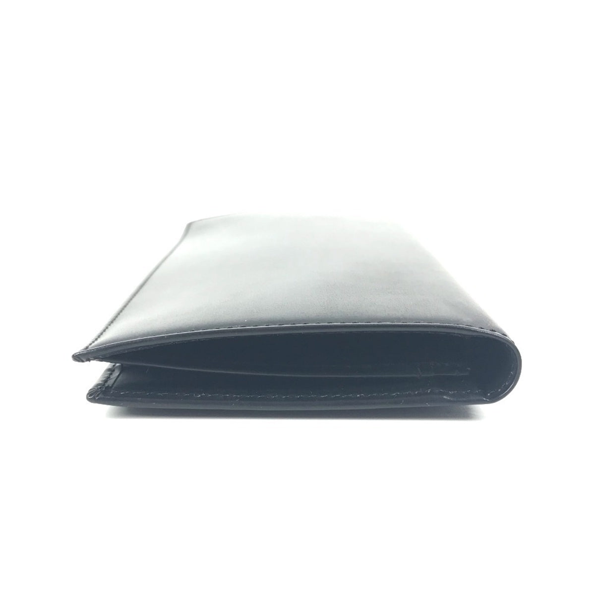 Cartier Black Leather Long Wallet (Bi-Fold) (Pre-Owned)