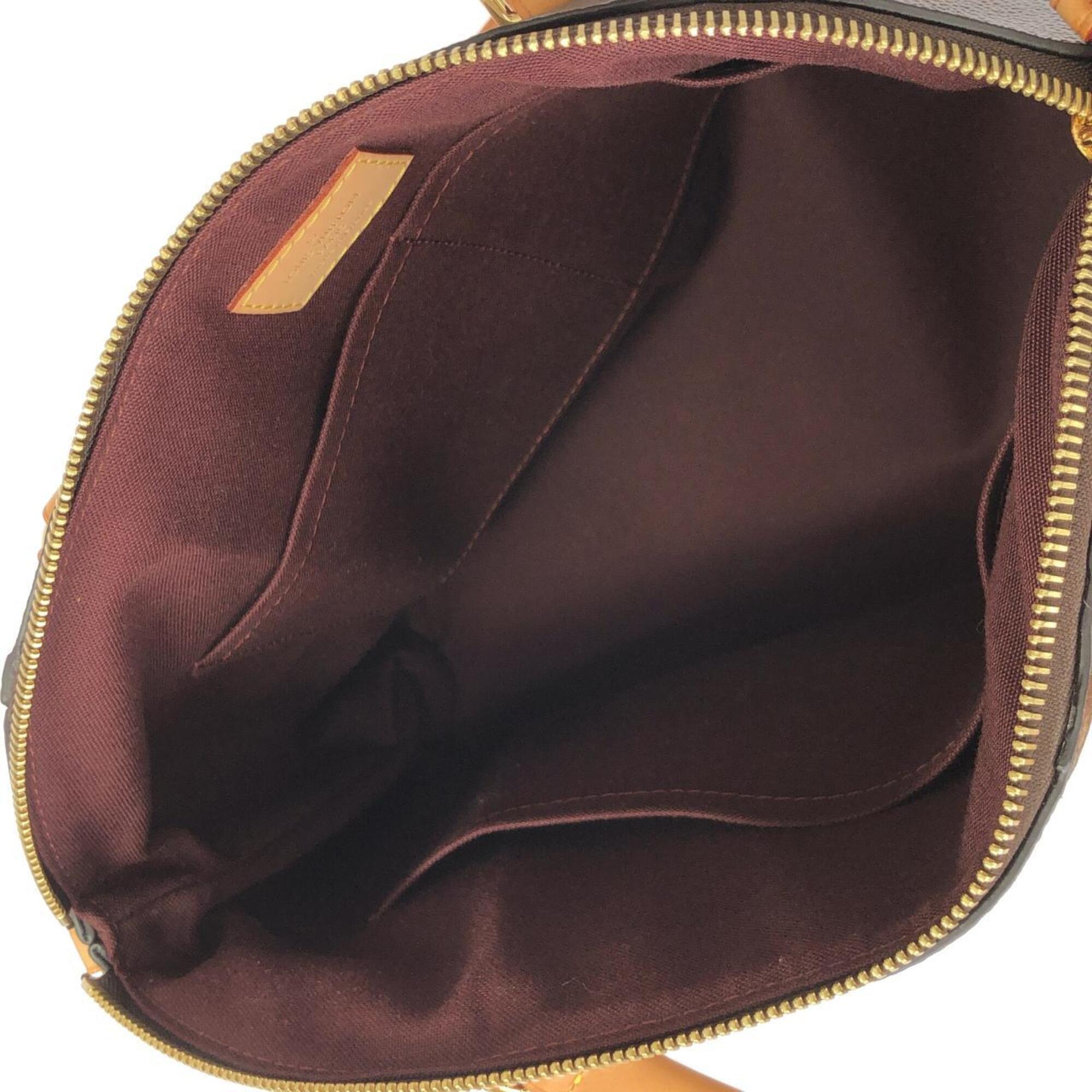 Louis Vuitton Marron Coated Canvas Handbag (Pre-Owned)