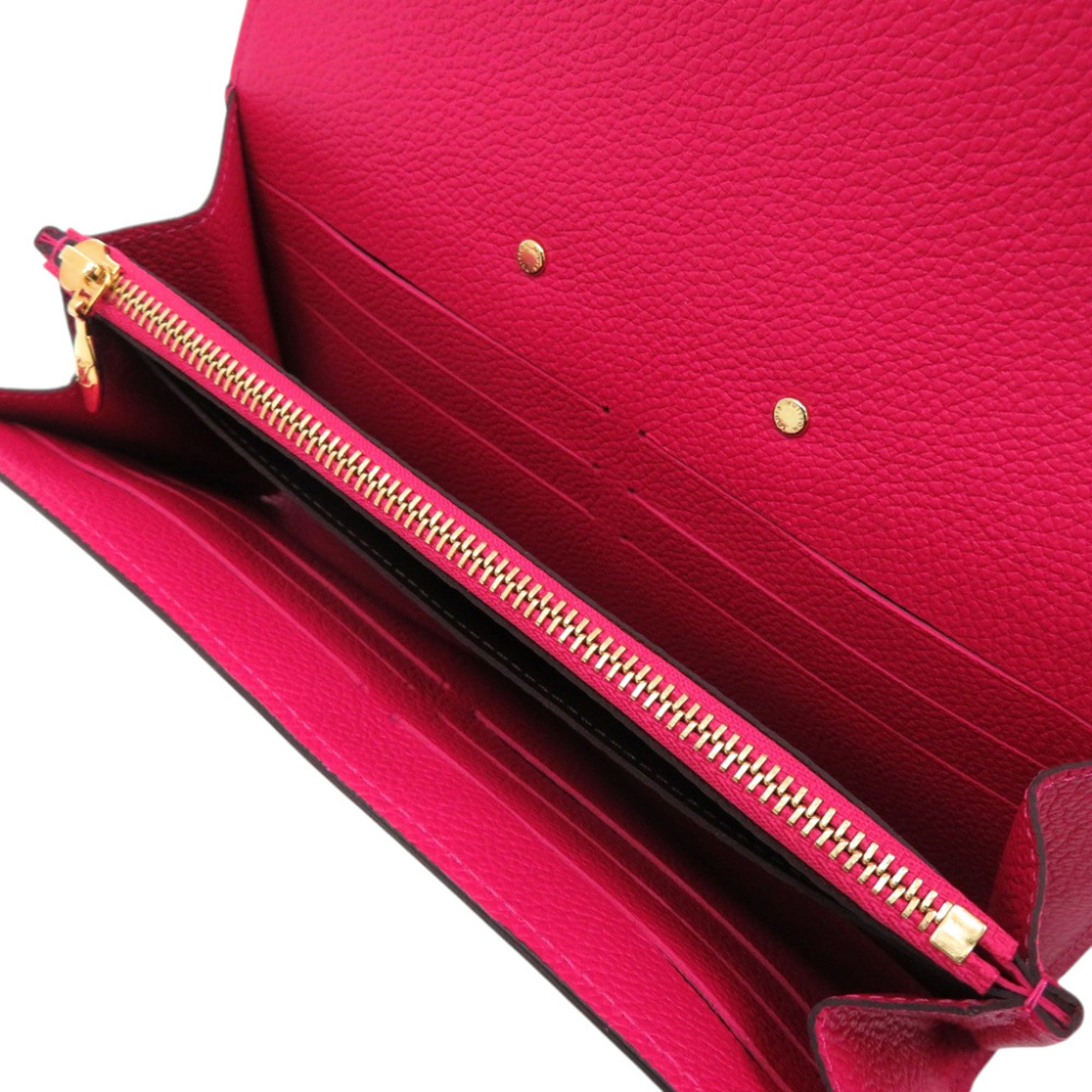 Louis Vuitton Brown Monogram Pink Monogram Long Wallet (Bi-Fold) (Pre-Owned)