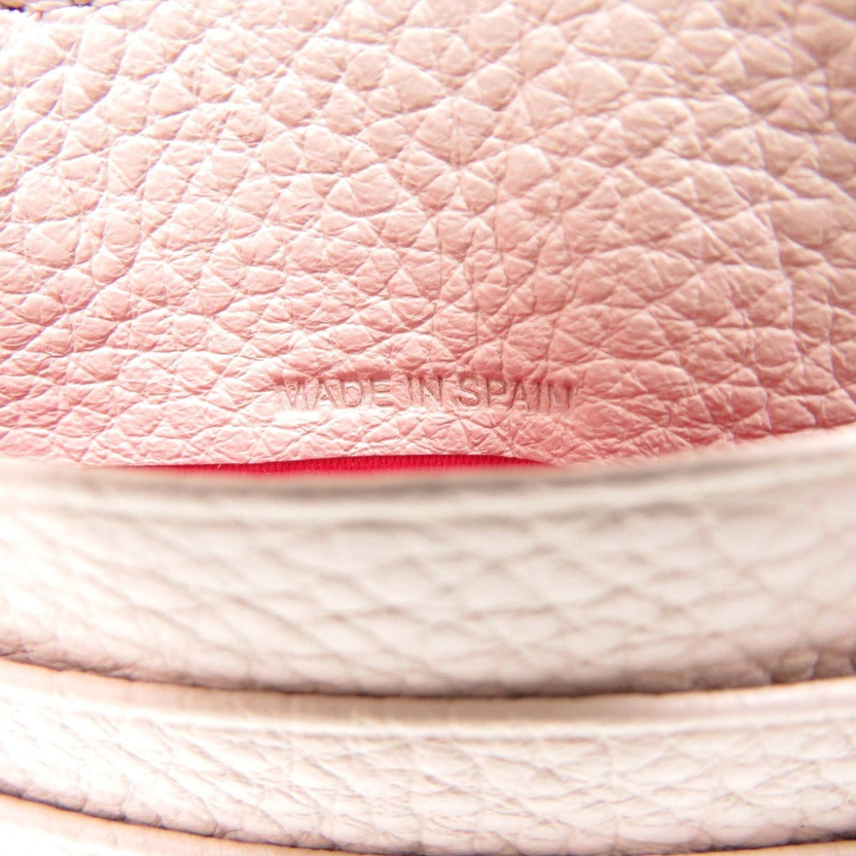 Christian Louboutin Pink Red Color Leather Shoulder Bag (Pre-Owned)