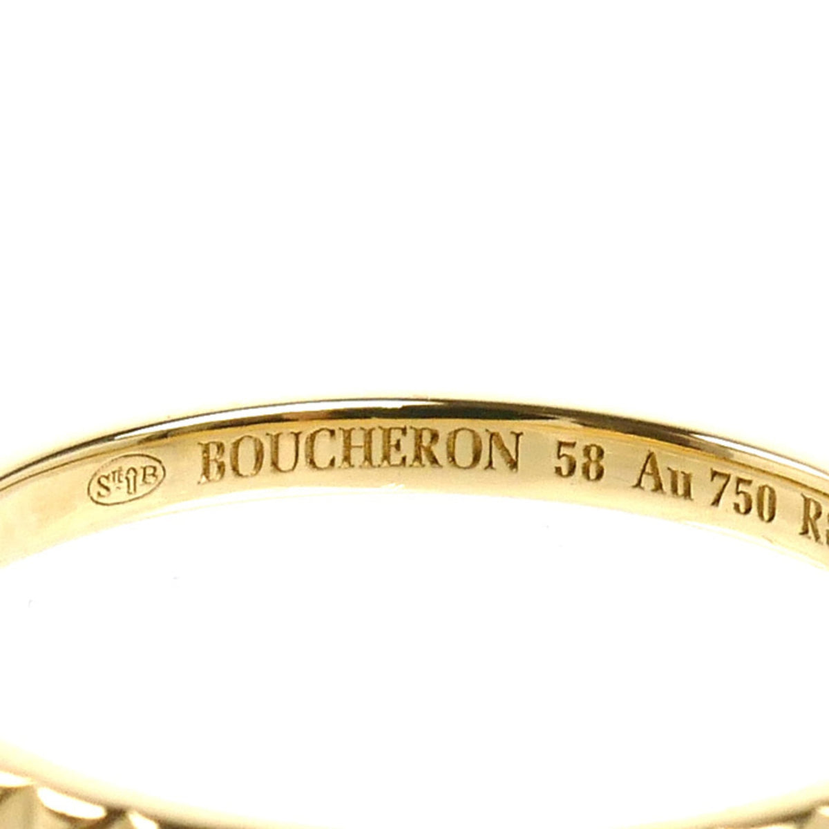 Boucheron Yellow Gold (18K) Band Ring (Pre-Owned)
