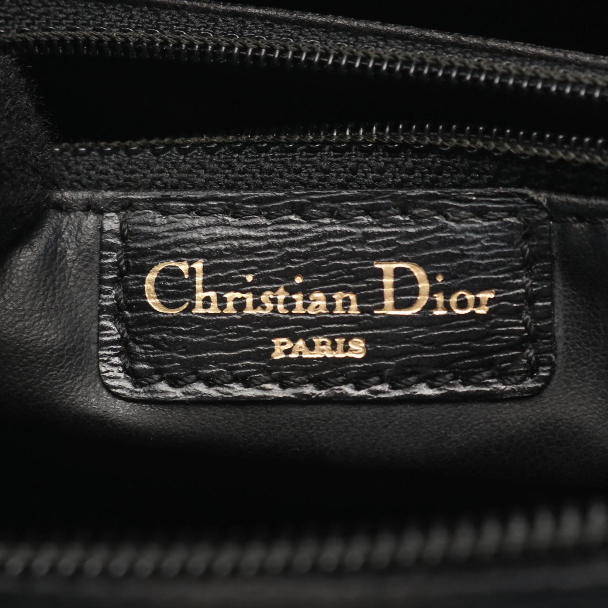 Christian Dior Black Leather Handbag (Pre-Owned)